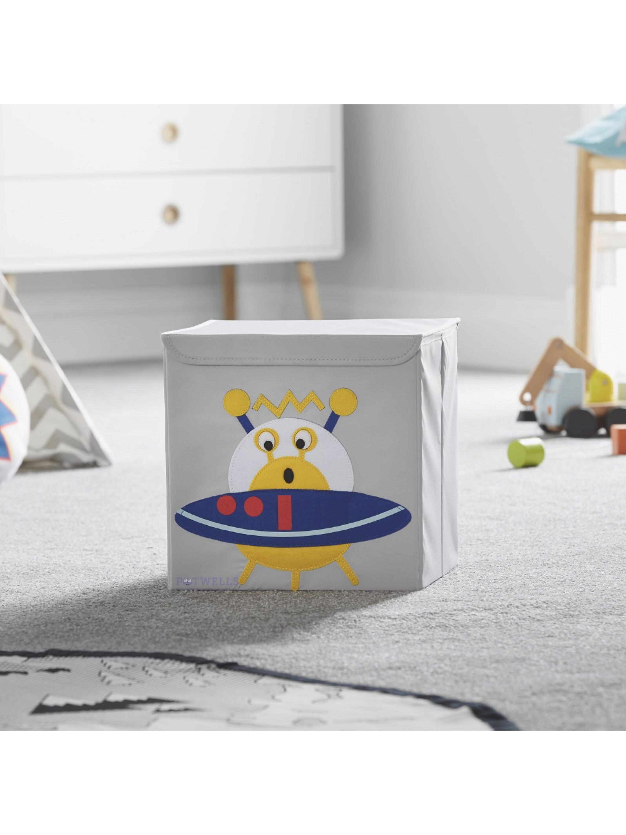 Potwells Children's Storage Box - Spaceship image number 4