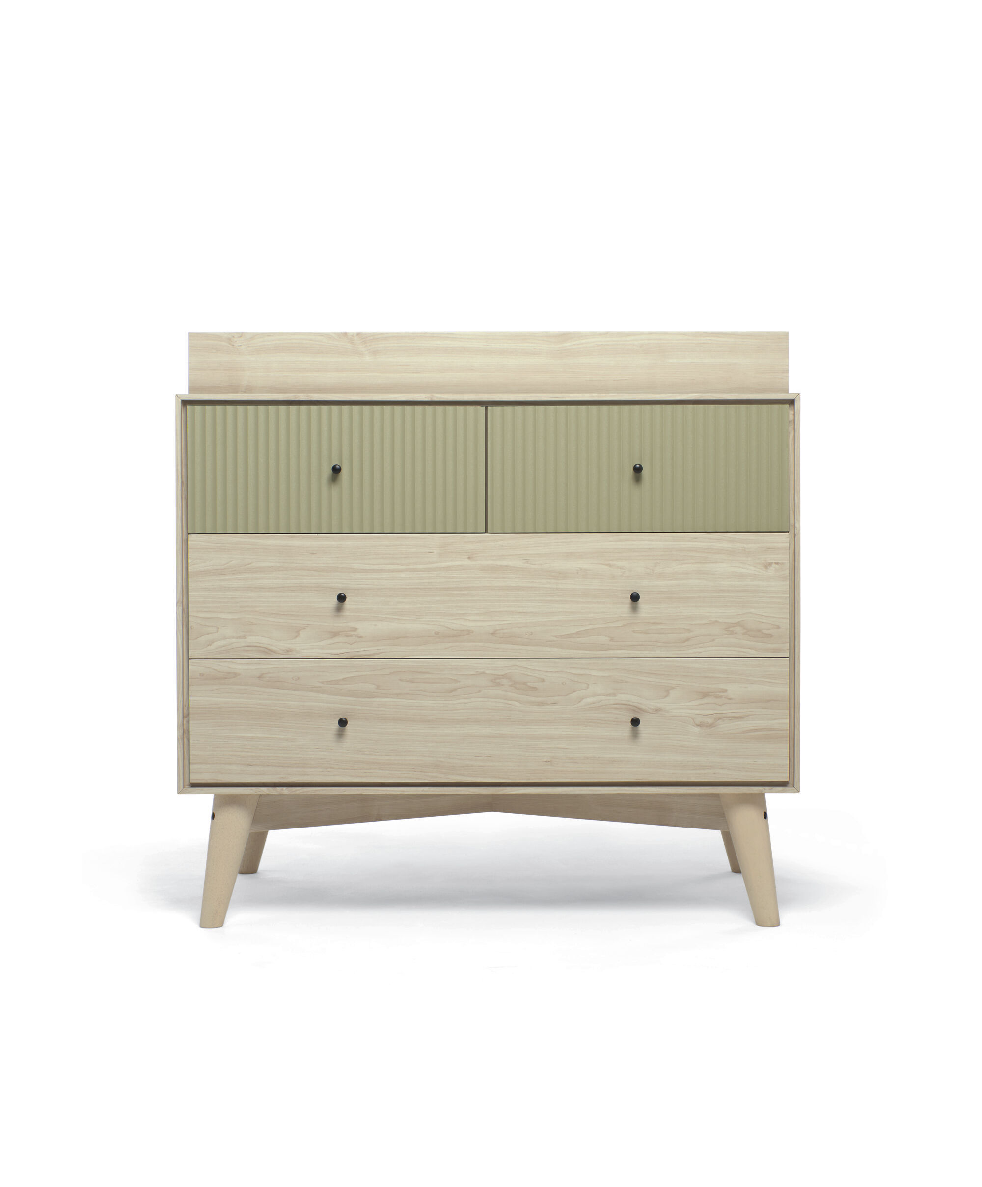 Coxley Nusery Dresser Changer - Natural/Olive Green image number 2