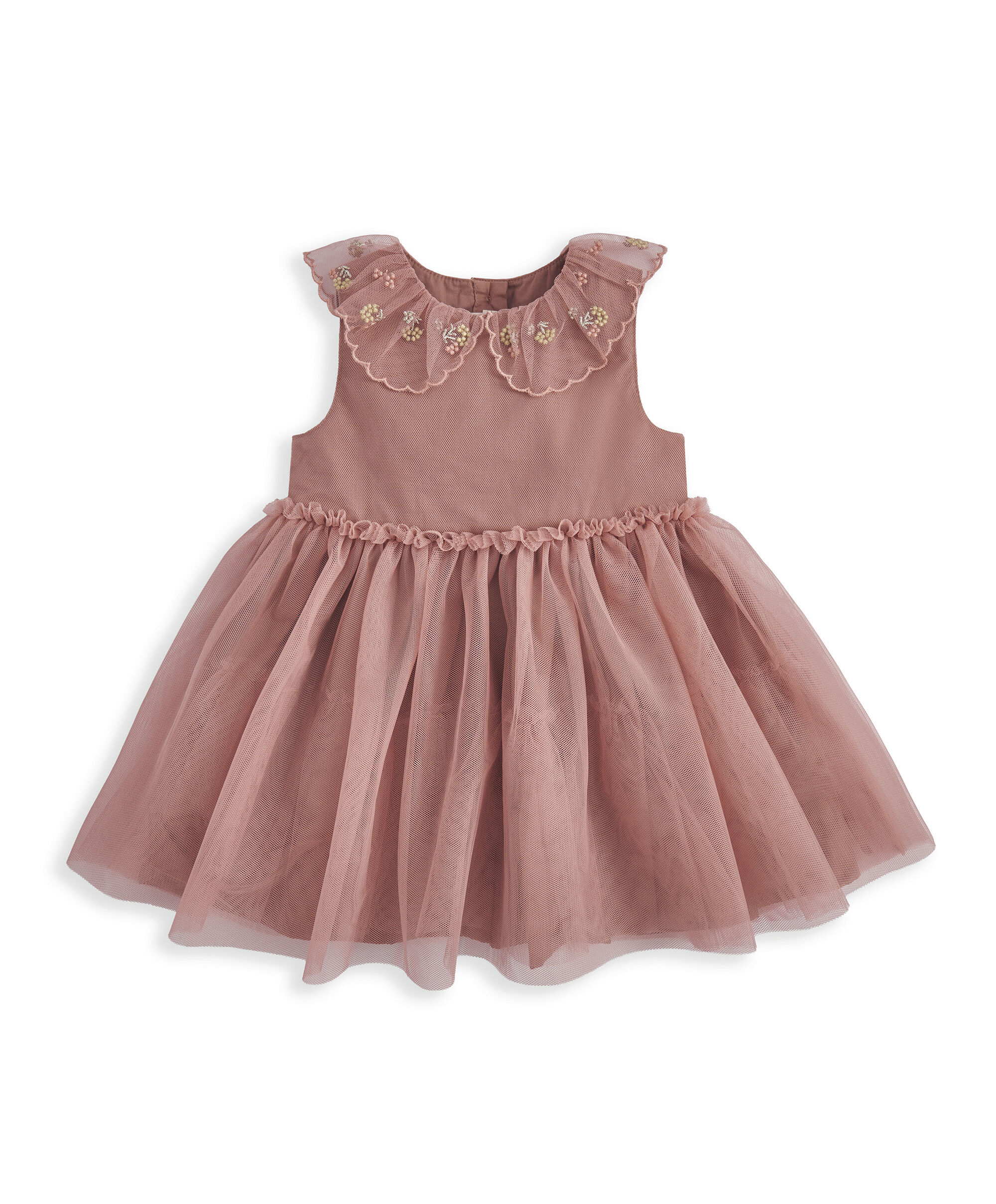 Collar Mesh Dress image number 2