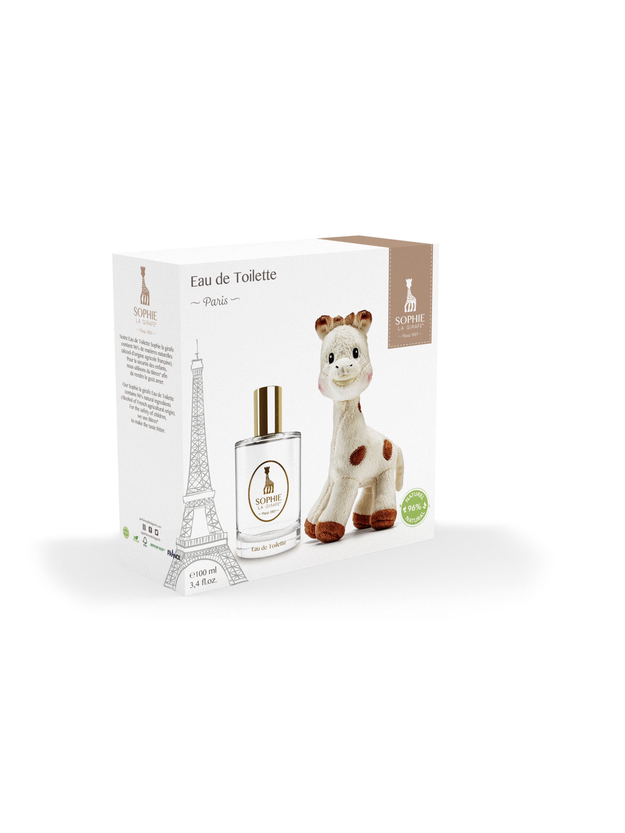 Sophie la Girafe Eau de Toilette 100ml Gift Set with Plush Toy image number 3