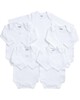 Cotton Long Sleeve Bodysuits 5 Pack image number 3