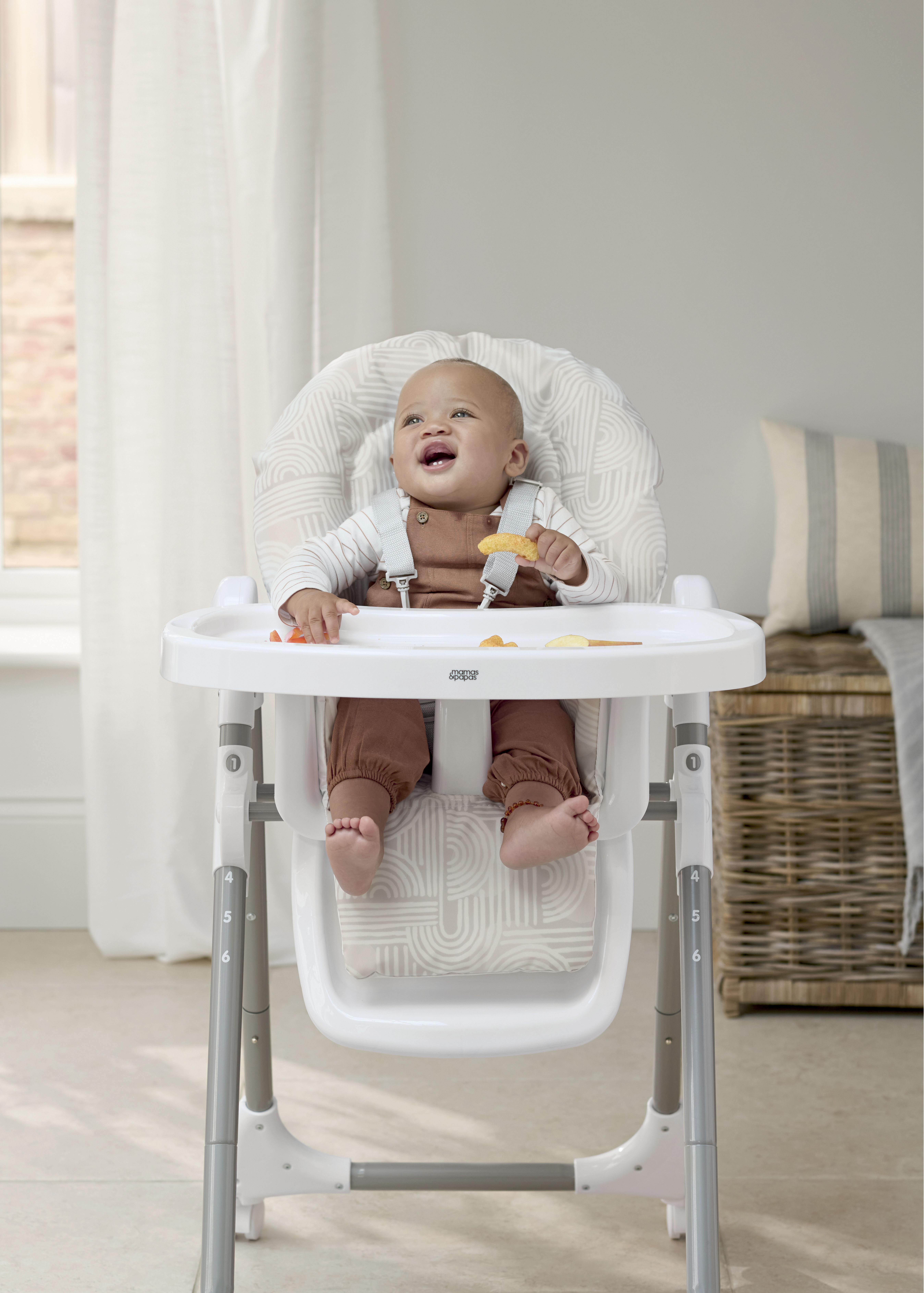 Snax Highchair - Woven Natural image number 4