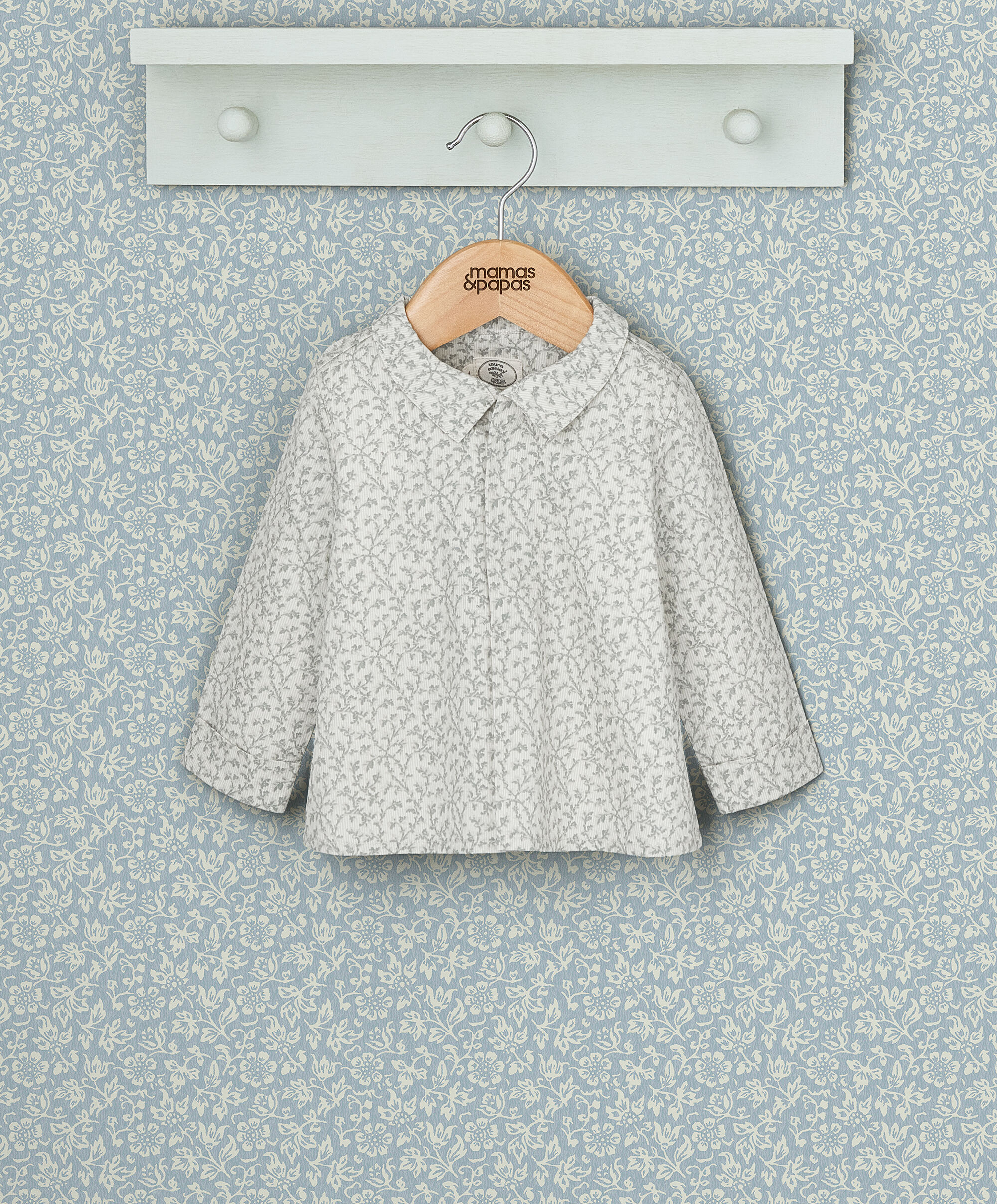 All Over Leaf Print Shirt