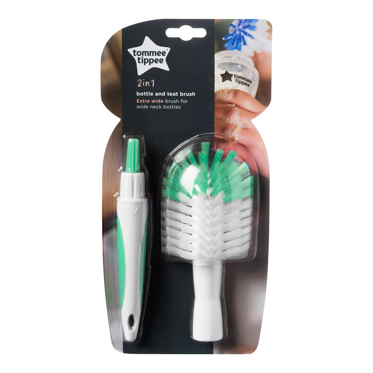 Tommee Tippee Closer To Nature Bottle Brush And Teat Brush image number 2