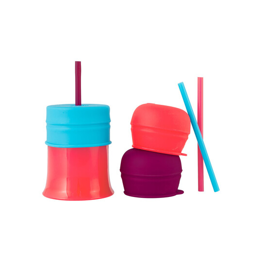 Boon Snug Straw w/Cup - Girl image number 2