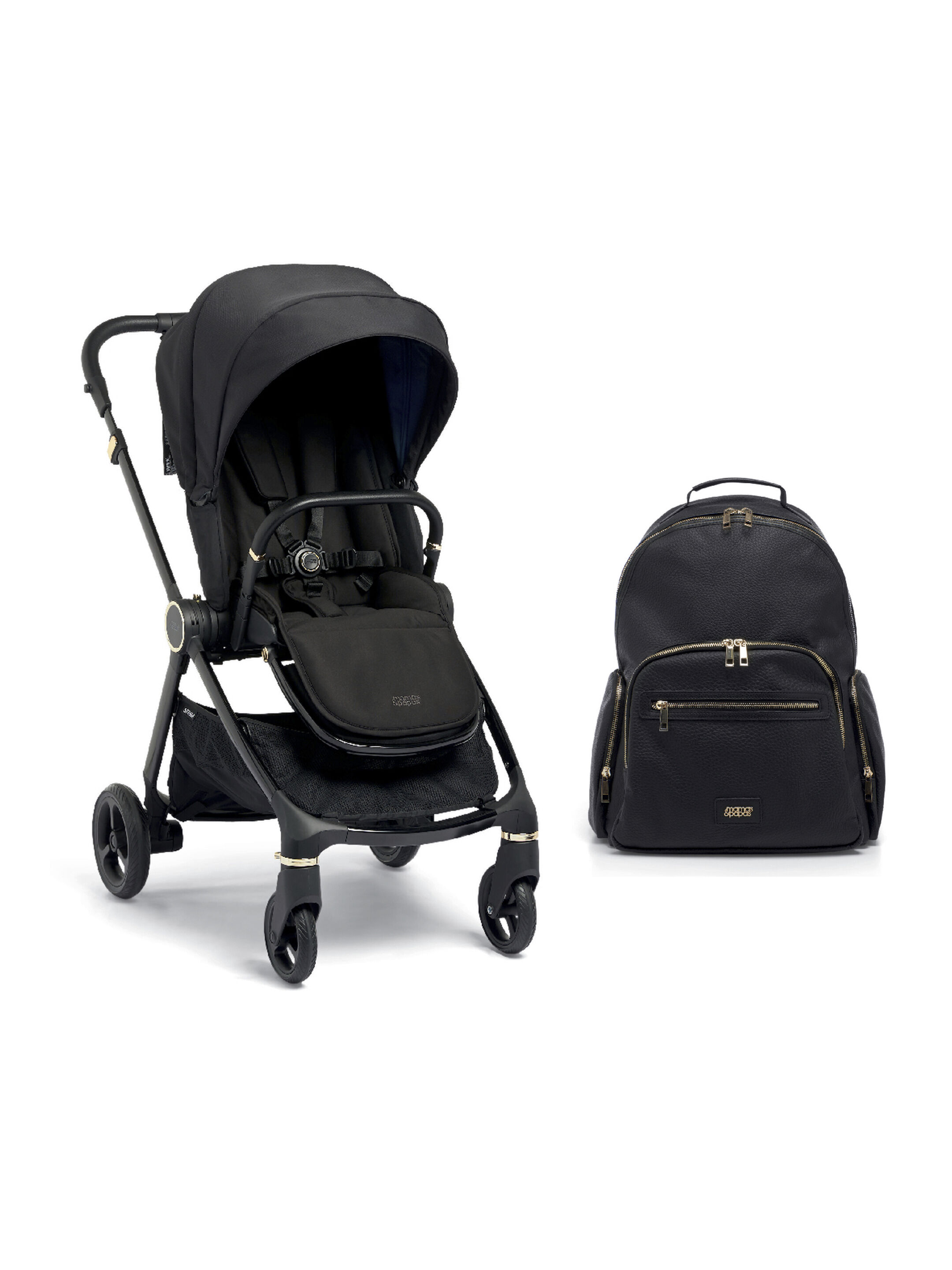 Strada Black Diamond Pushchair & Backpack image number 1