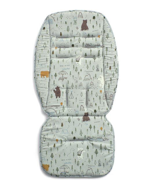 Ocarro Shadow Grey Pushchair with Great Outdoors Memory Foam Liner image number 3