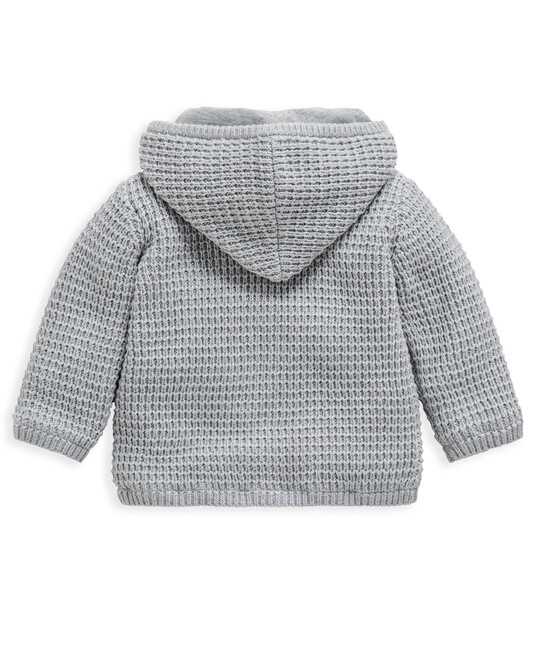 Grey Knitted Cardigan image number 2