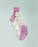 5 Pack Ribbed Socks Pink image number 1