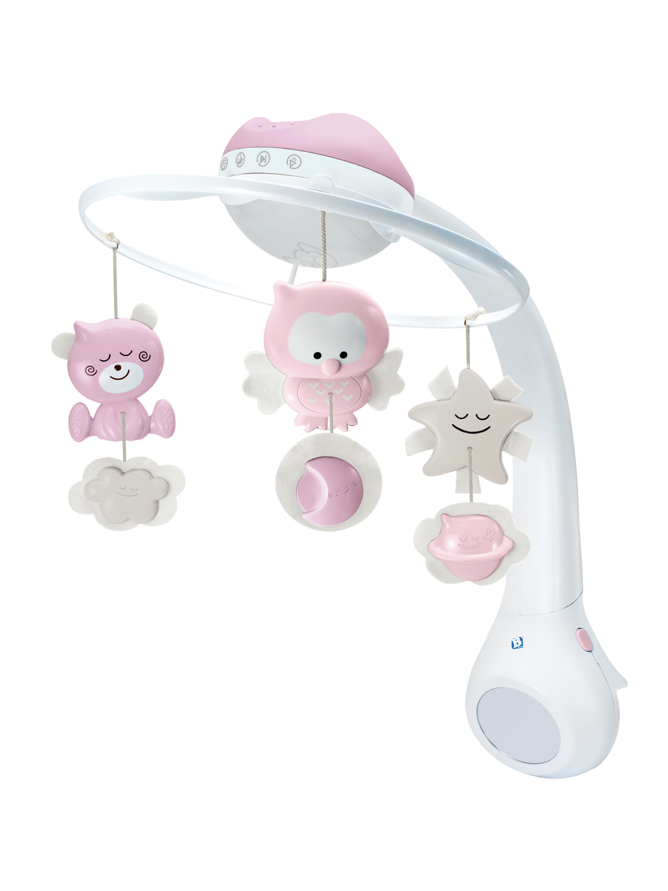 Infantino 3 In 1 Projector Musical Mobile - Pink image number 1