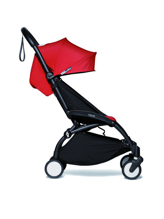 YOYO2 Stroller Black Frame with Red 6+ Color Pack image number 2