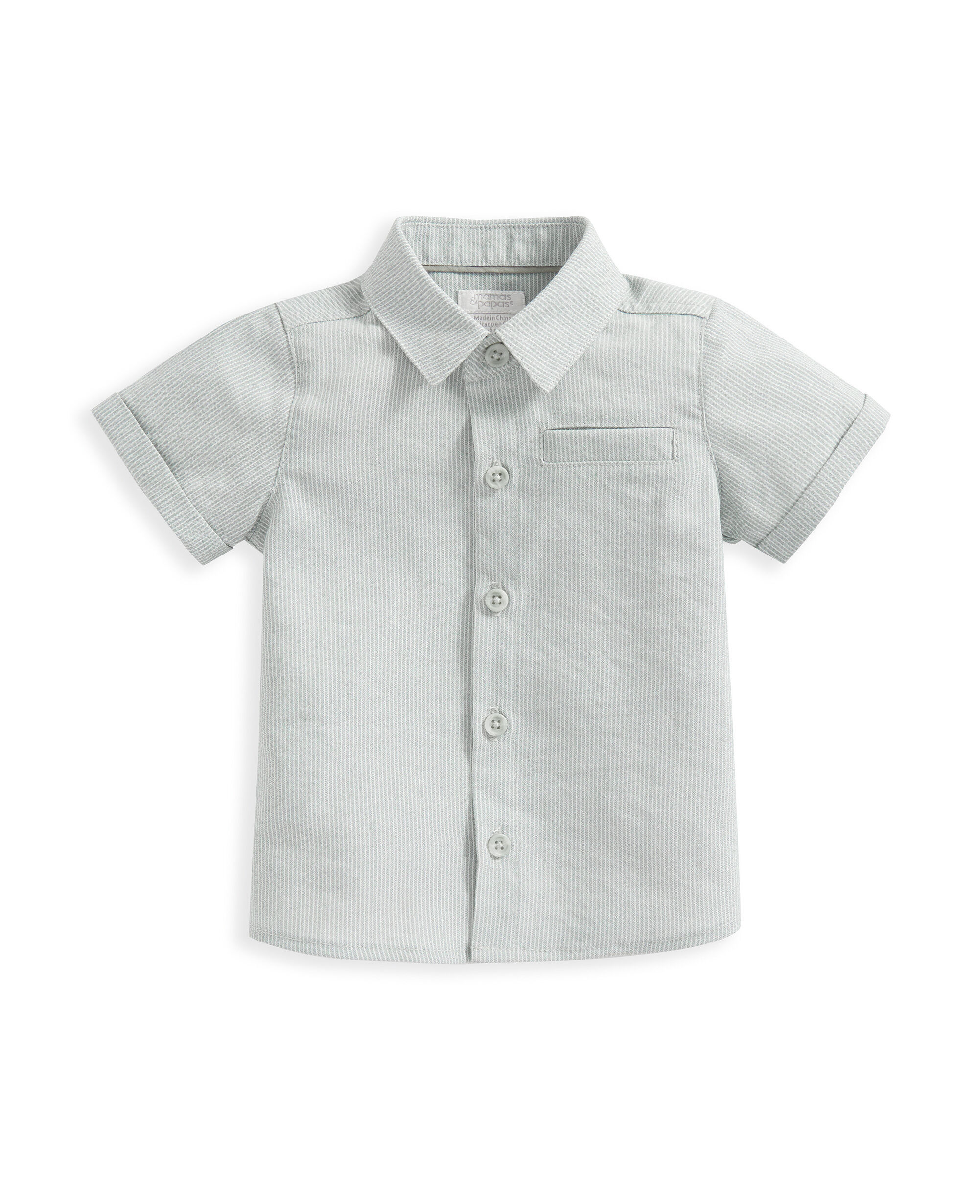 Stripe Shirt &amp; Dungaree - 2 Piece Set image number 4