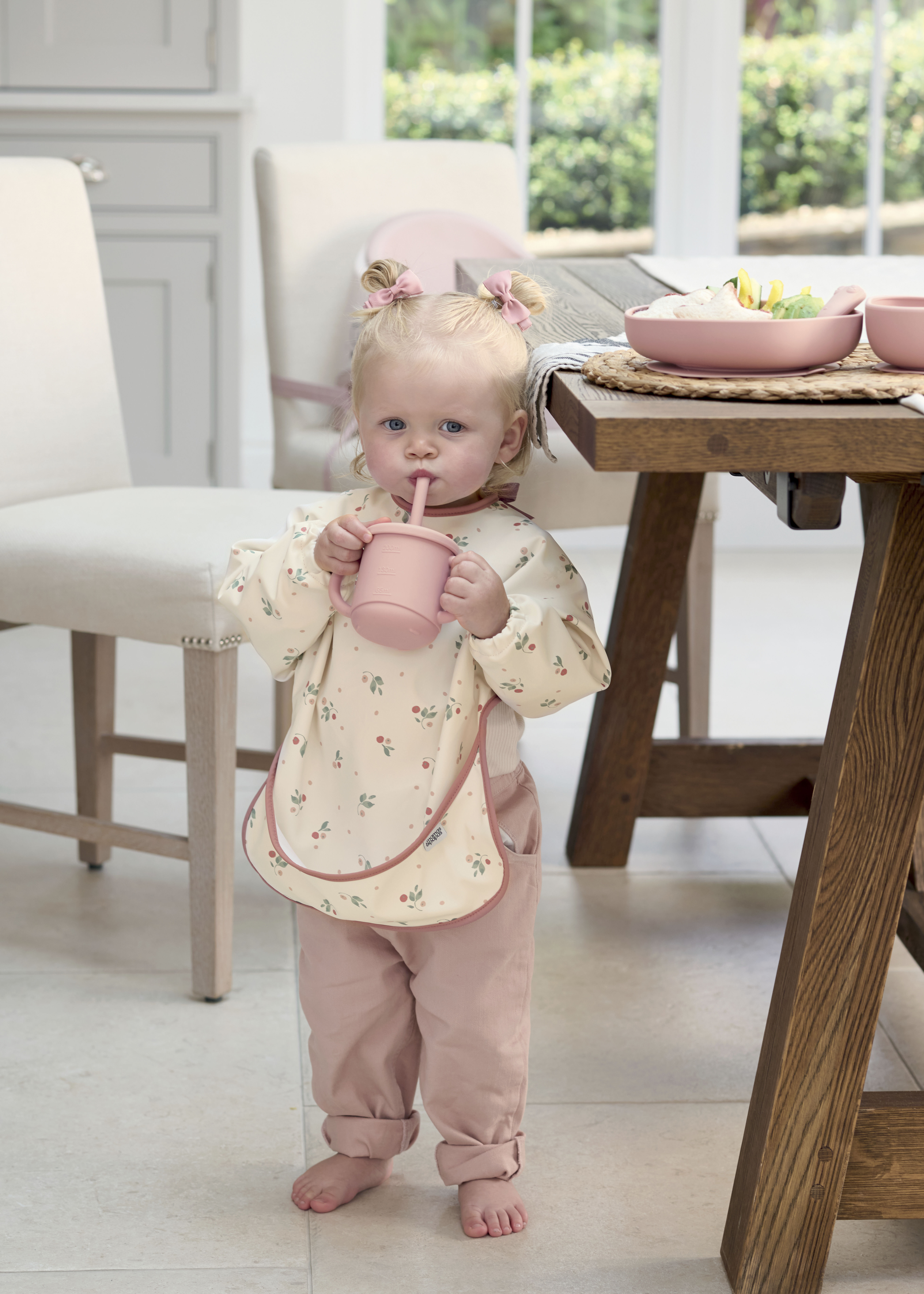 Long Sleeve Bib (Pack of 2) - Berry Picnic image number 4