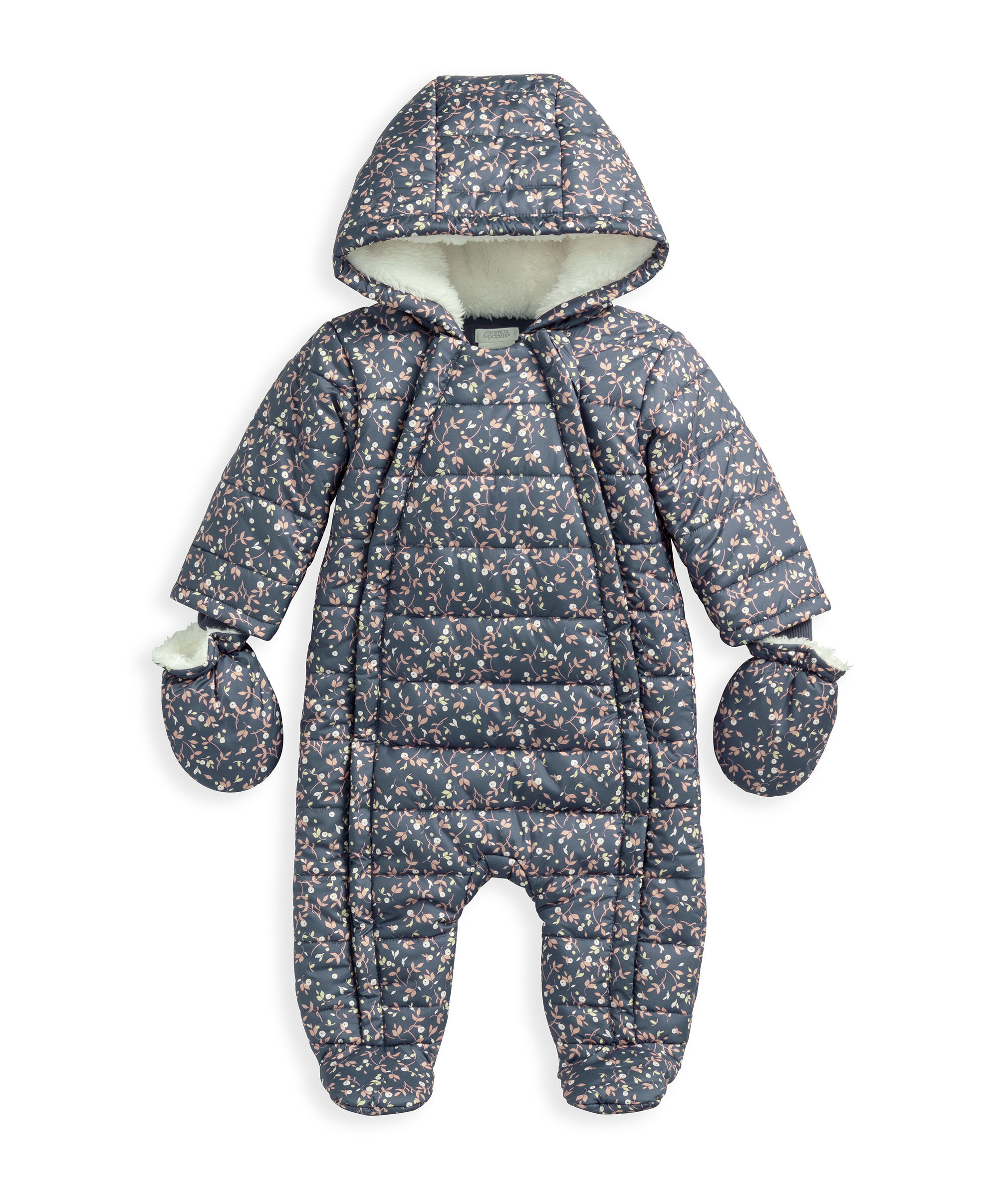Floral AOP Snowsuit image number 2