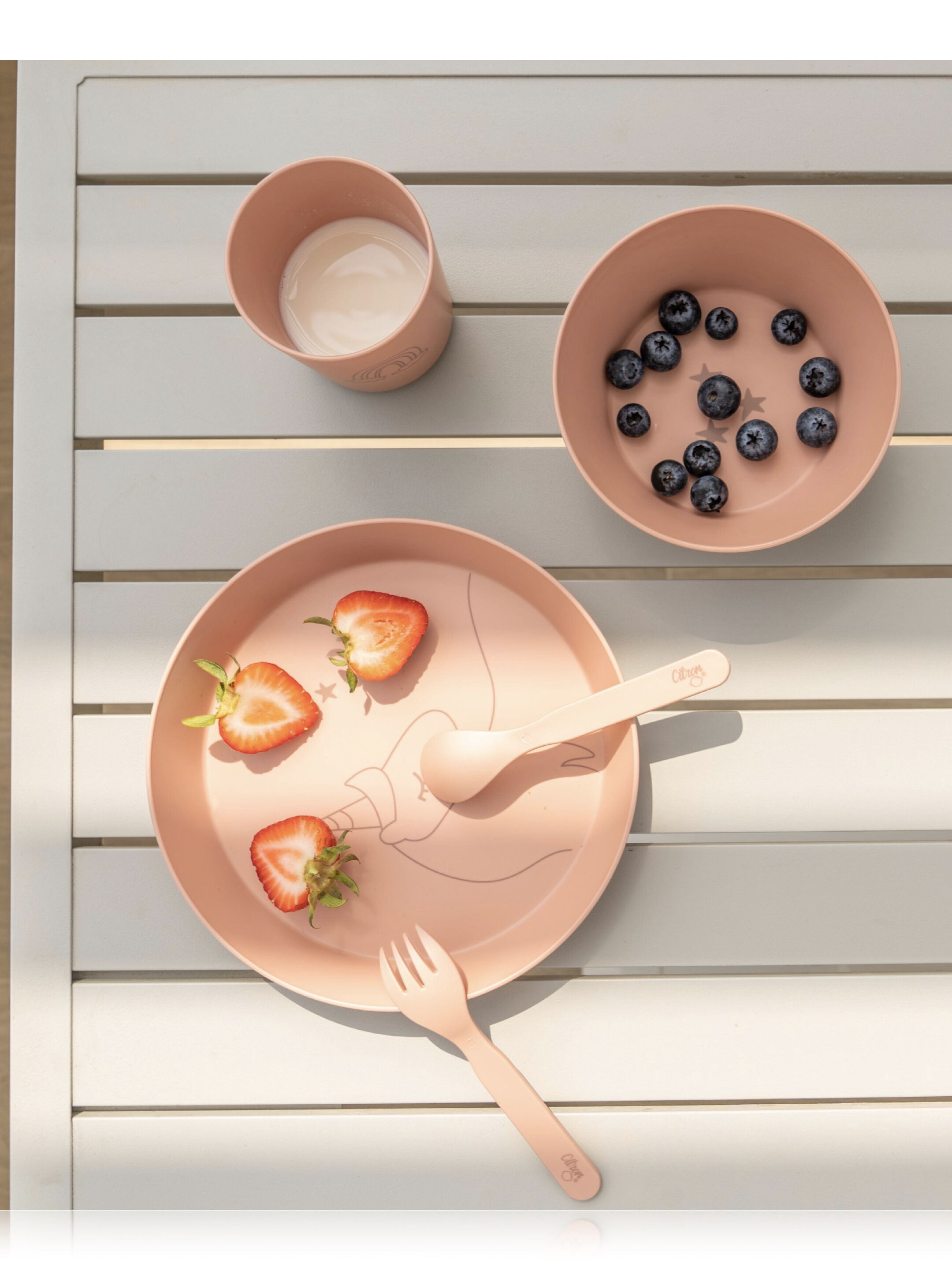 Citron Bio Based Tableware Set - Unicorn image number 2