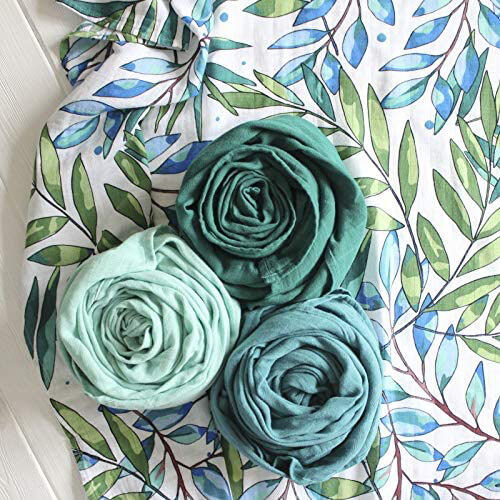 Tommy Lise Muslin Swaddle - Foggy Blue (120x120cm) image number 2