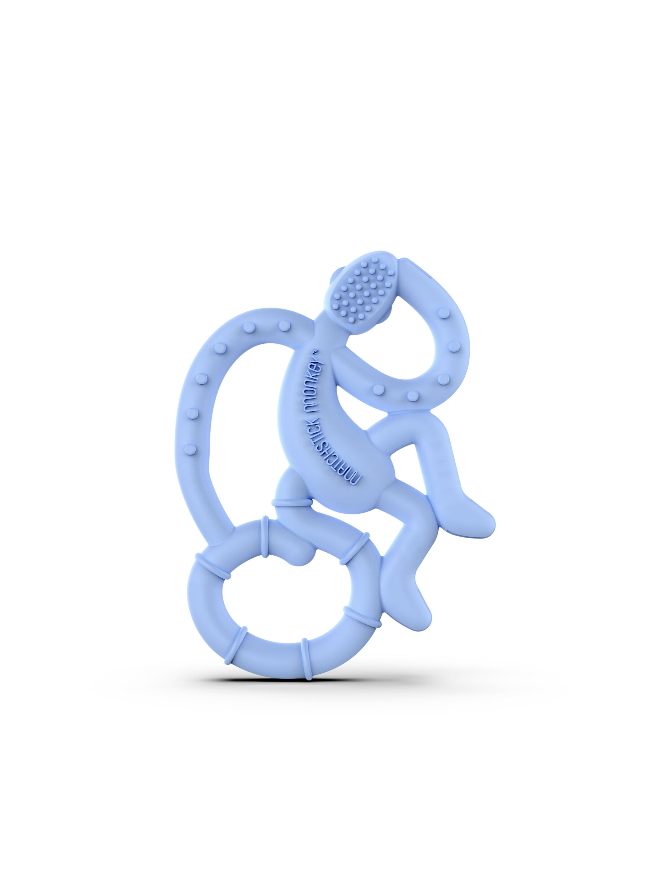 Matchstick Monkey Mini Monkey Teether - Light Blue image number 2