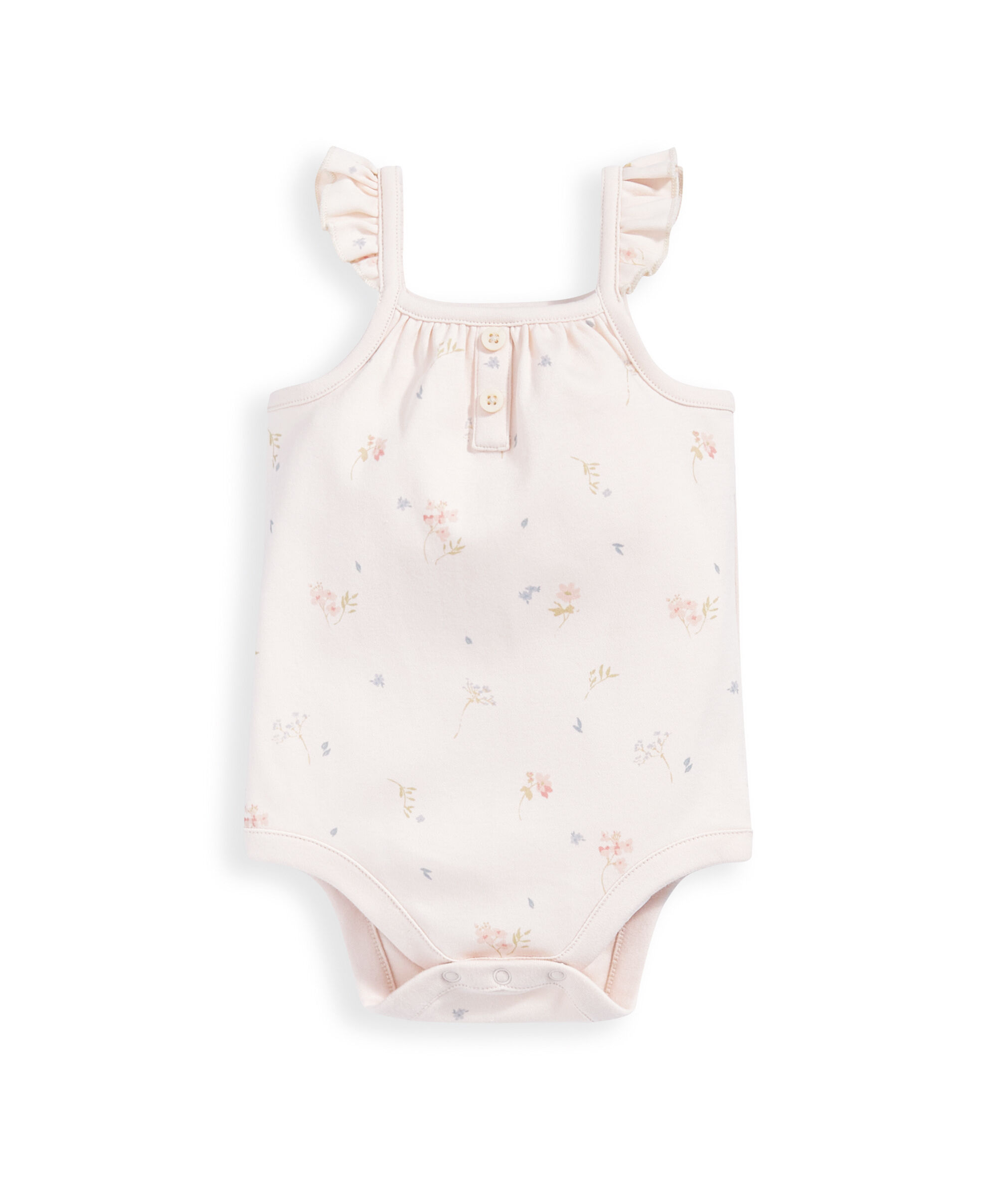 Wild Flower Bodysuit & Shorts Outfit Set - Pink image number 3