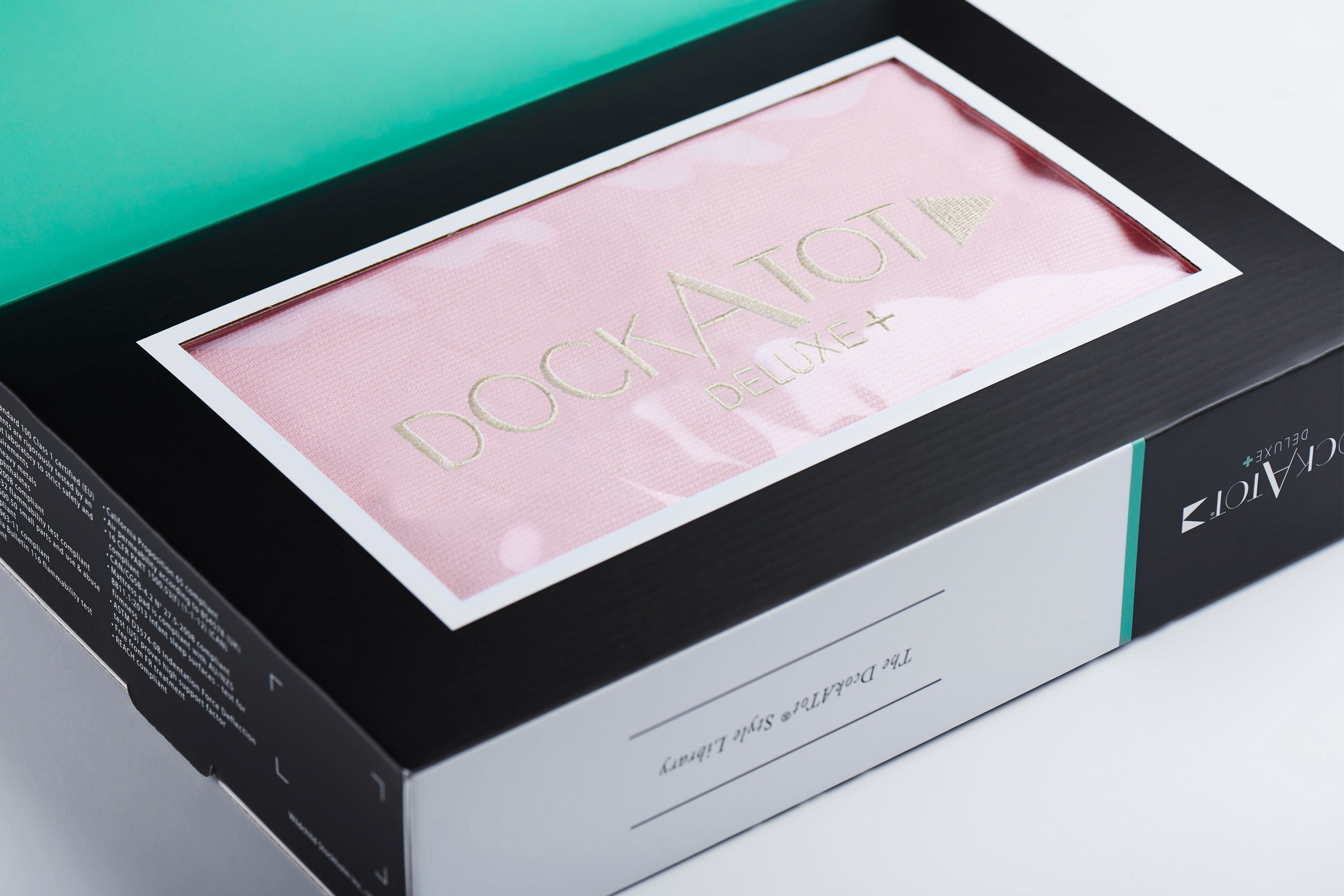 DockATot Deluxe+ Cover - Strawberry Cream image number 1