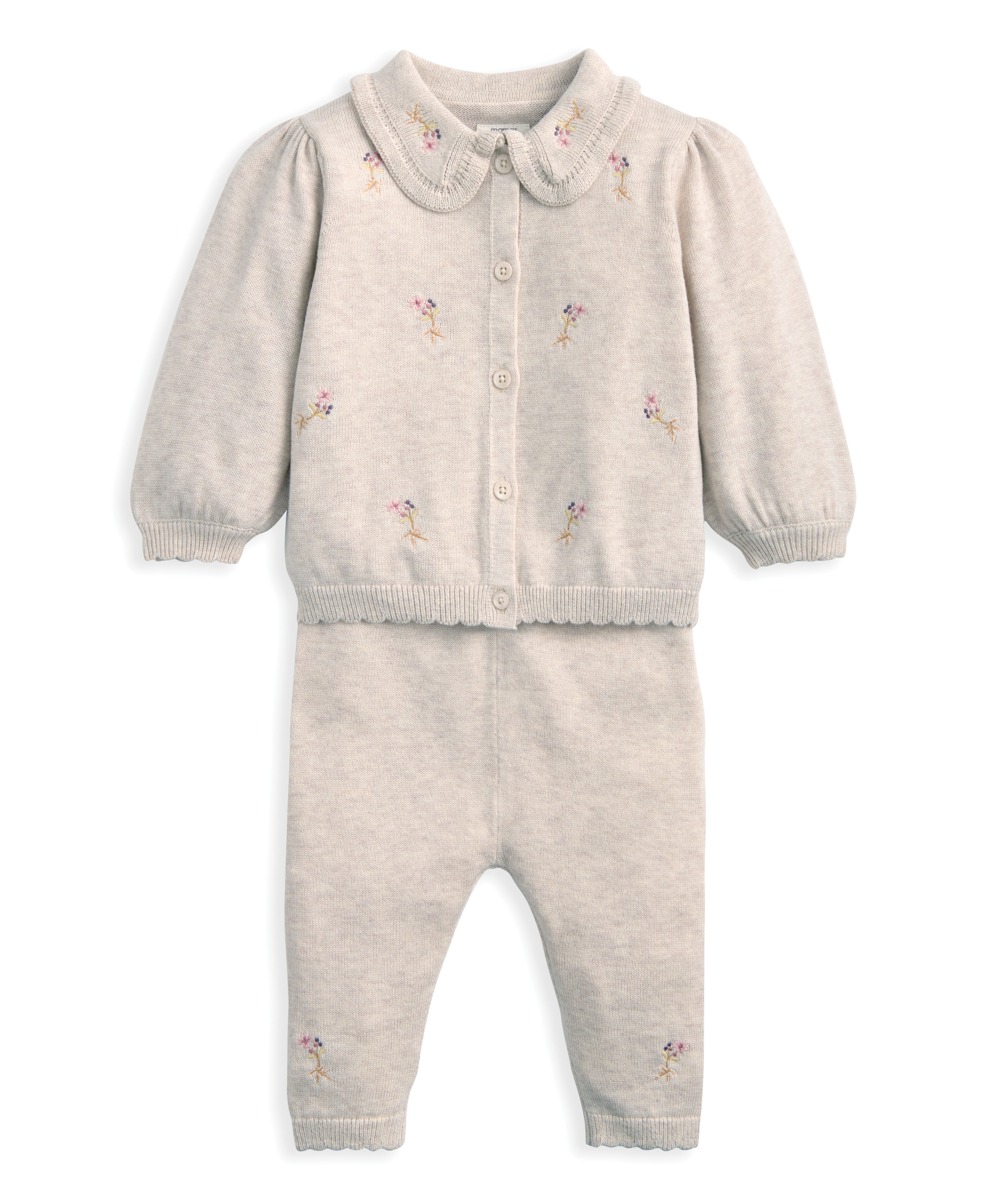 2Pc Emb Knit Set image number 2