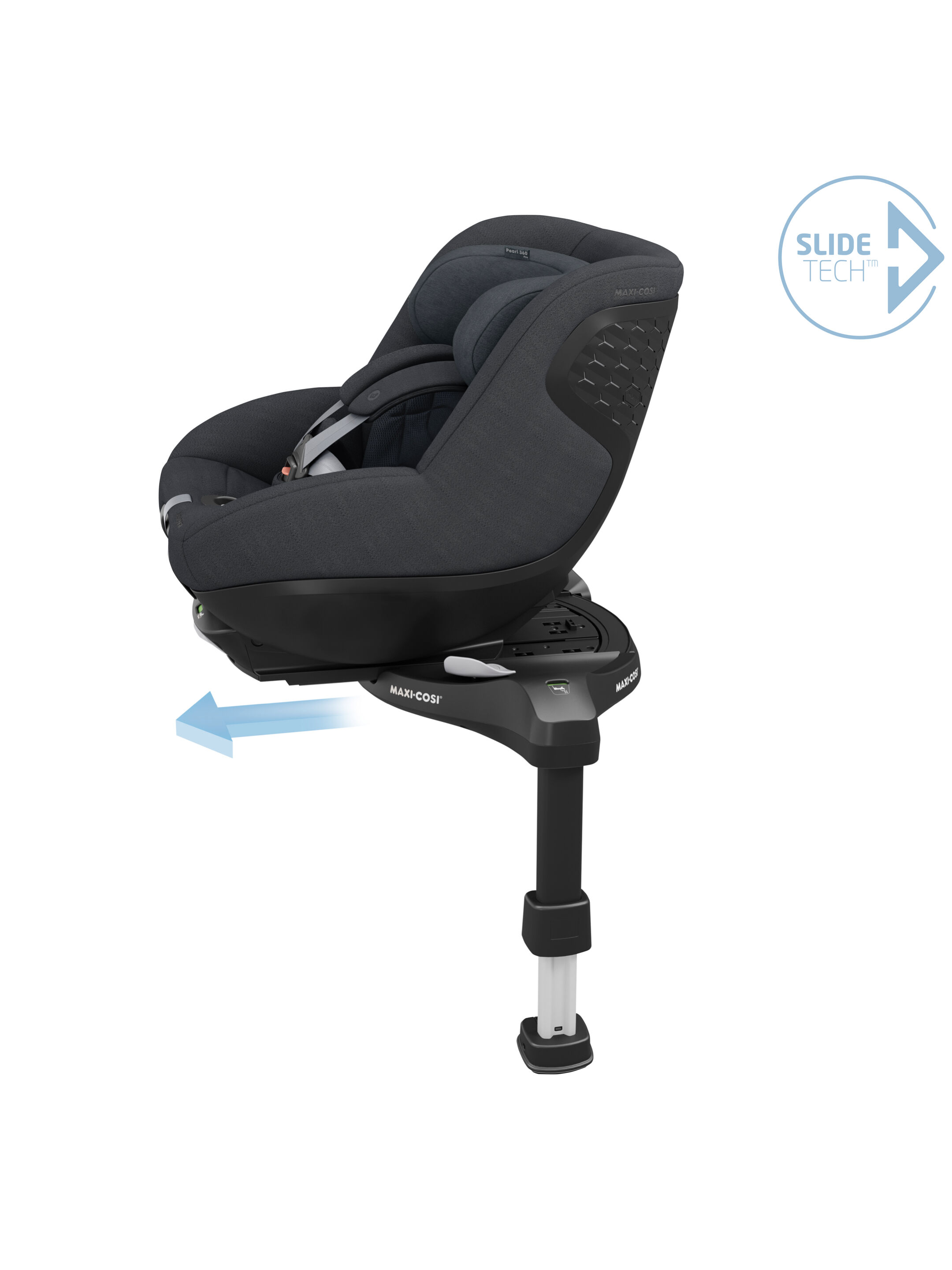 Maxi Cosi Pearl 360 Pro Car Seat - Graphite and FamilyFix 360 Pro Base image number 2