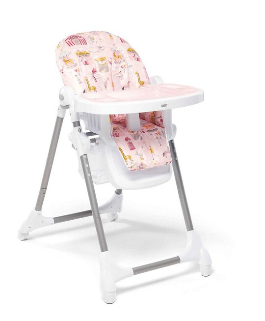 Snax Adjustable Highchair with Removable Tray Insert - Circus Pink image number 1