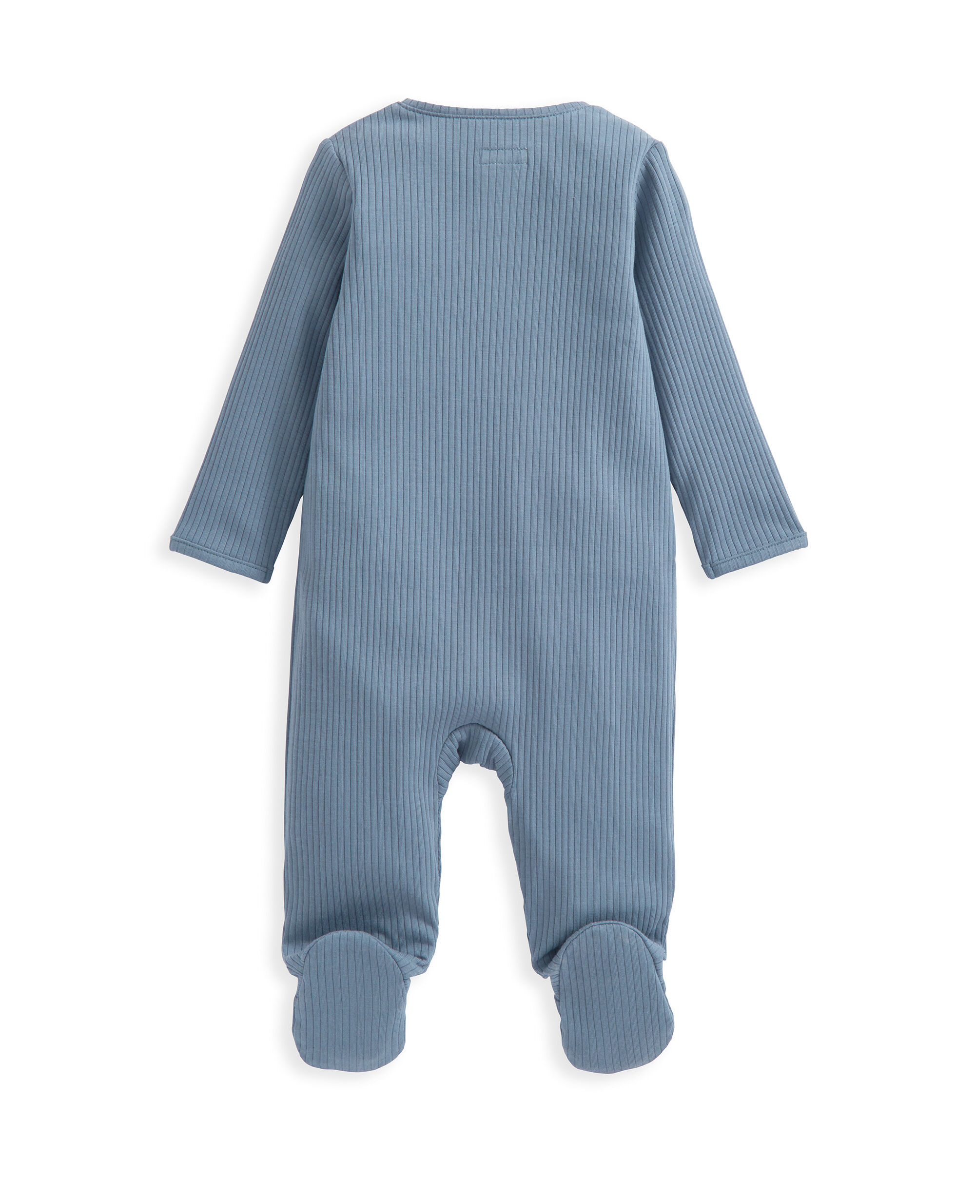 Petrol Blue Basic Zip All In One image number 3