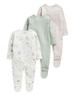 3 Pack Fairy Garden Sleepsuits image number 3
