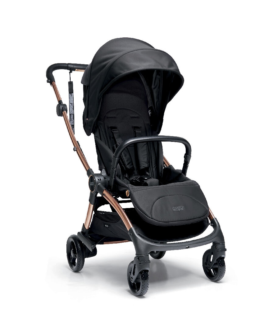 Get 30% Off Chic Aero Stroller in Pink with a Golden Frame – Where Style Rolls With You!