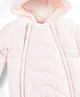 Pink Quilted Pramsuit image number 3