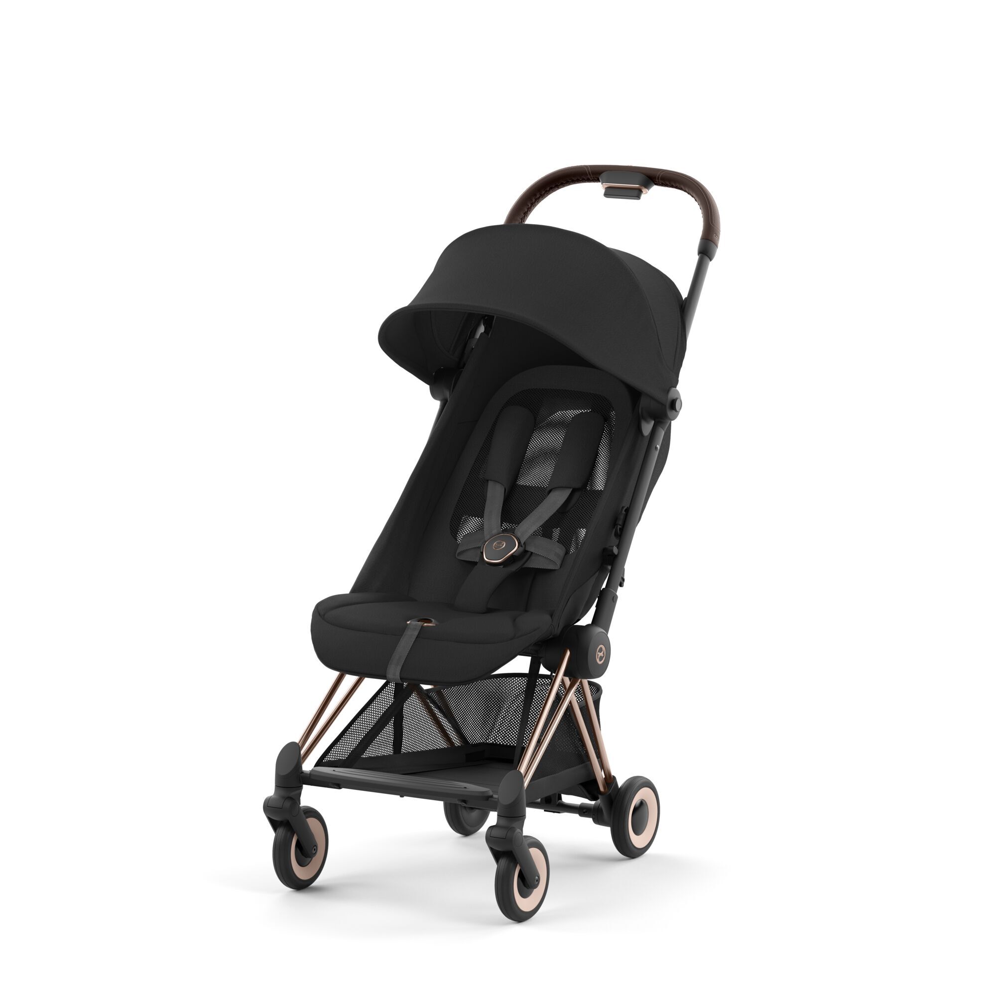 Cybex Coya Cabin Approved Stroller Sepia Black with Rose Gold Frame image number 4