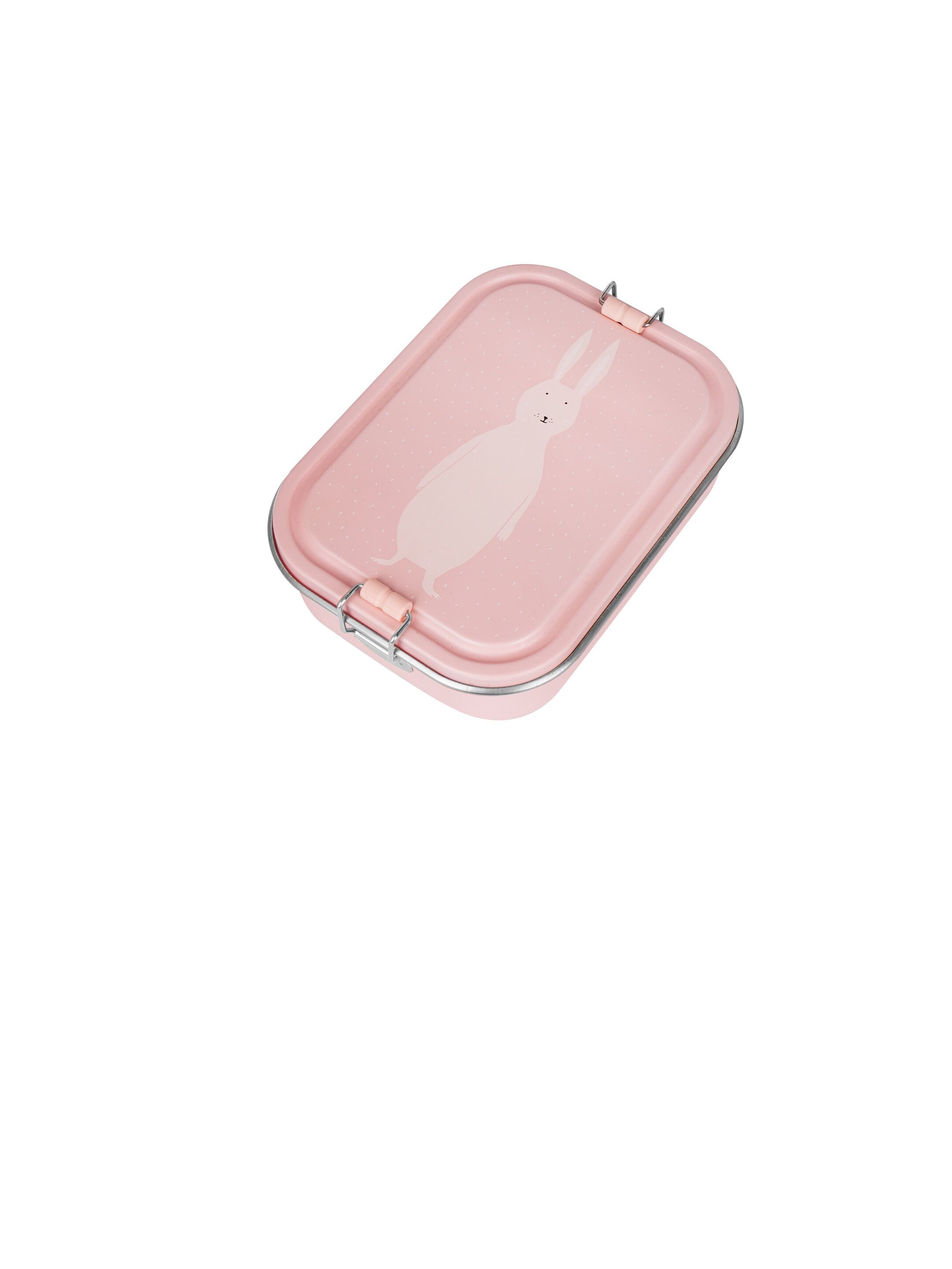 Trixie Lunch Box Large Mrs. Rabbit Stainless Steel - Pink image number 1