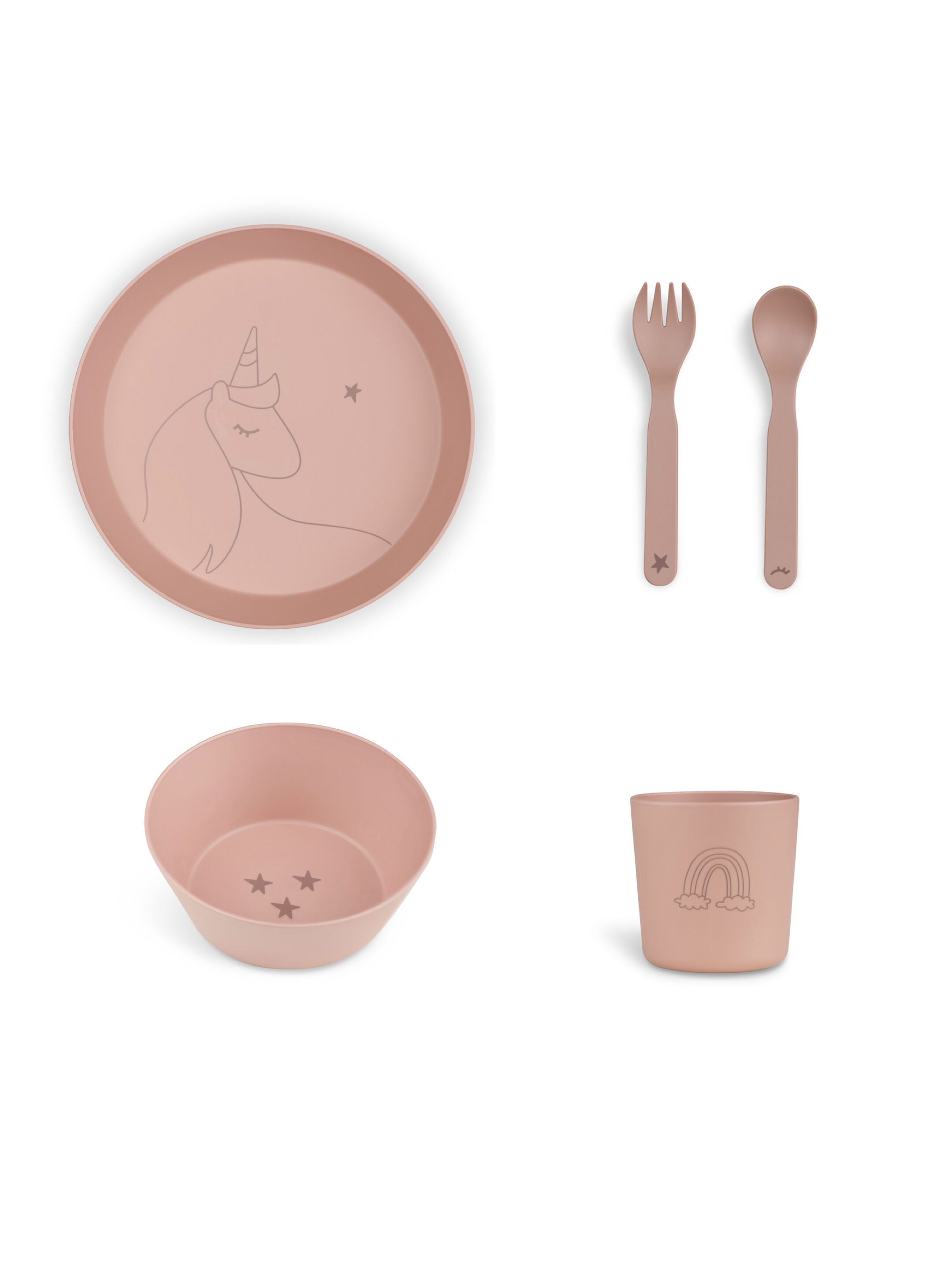 Citron Bio Based Tableware Set - Unicorn image number 1