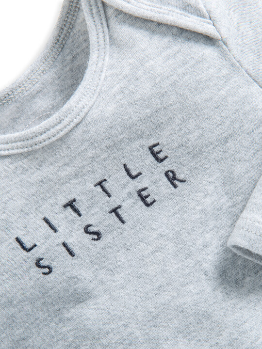 Little Sister Embroidered All-In-One image number 3
