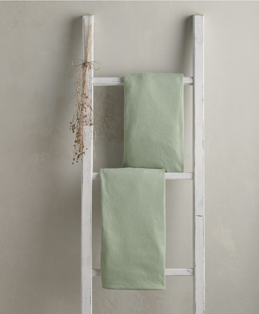 Fitted Cotbed Sheets - Sage (Pack of 2)