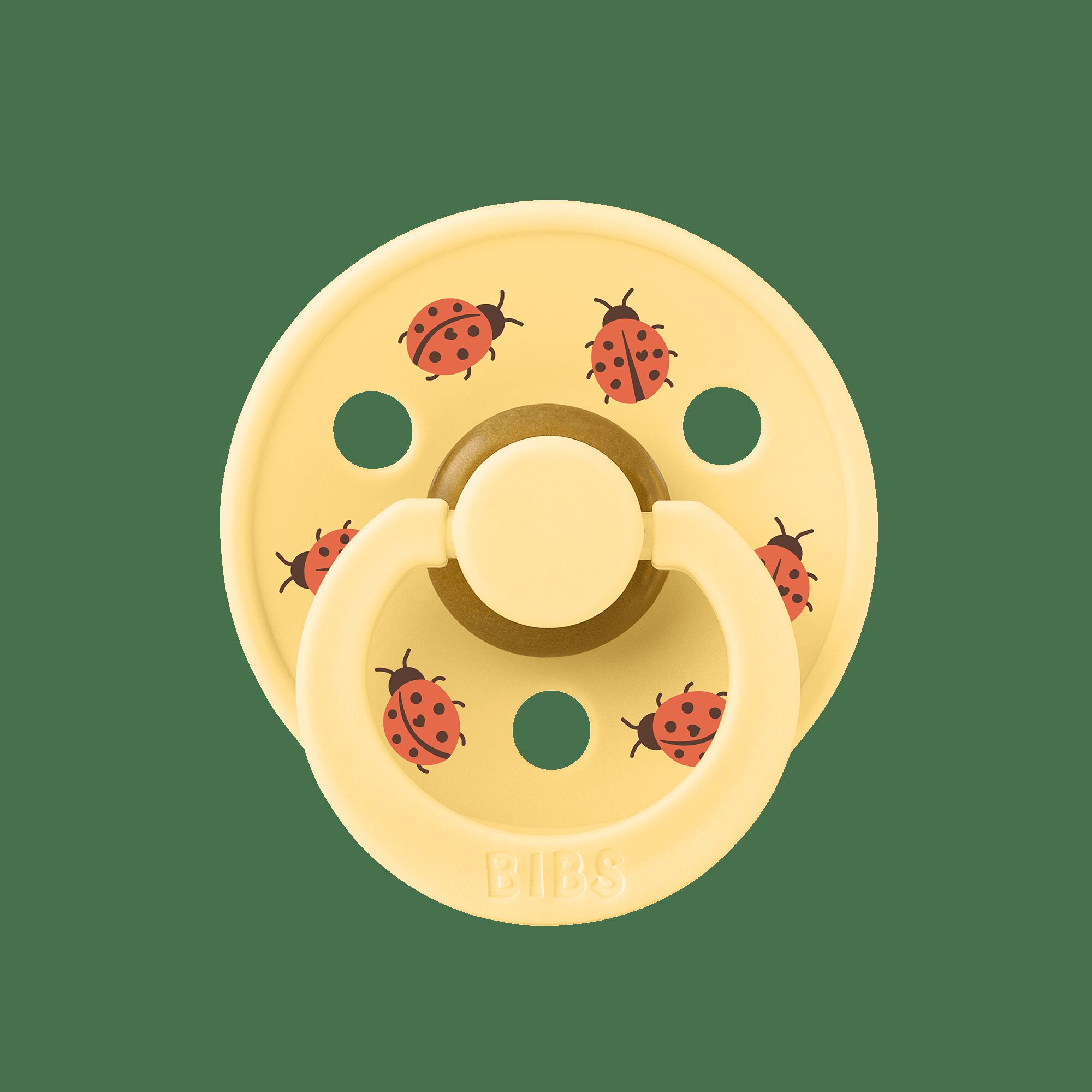 BIBS Pacifier Studio Colour 2 PACK Ladybug Latex Size 2 Sage Mix image number 11