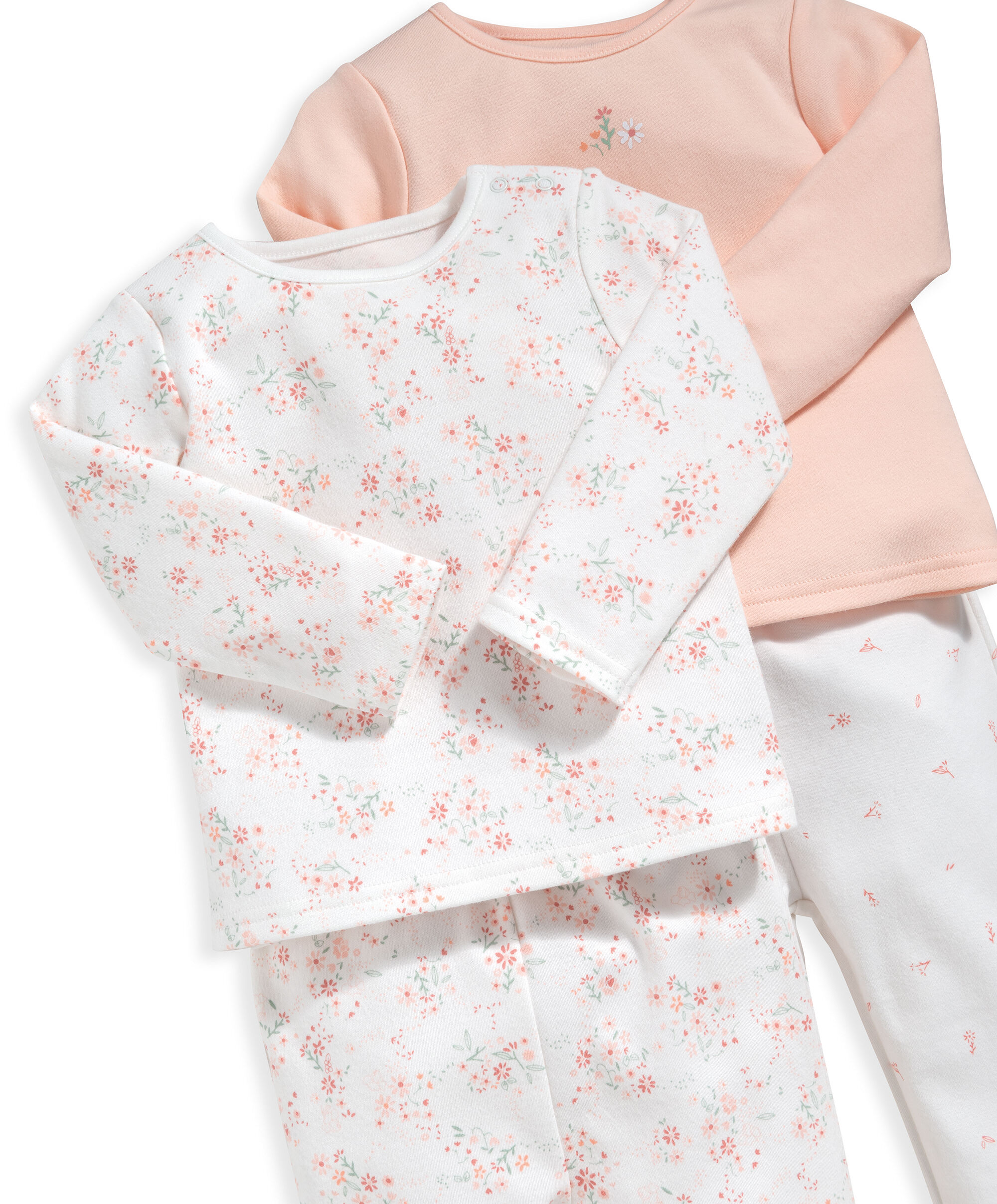 Buy Baby Girls Pyjamas Multi Pack Set Of 2 Pyjamas Mamas Papas Kuwait