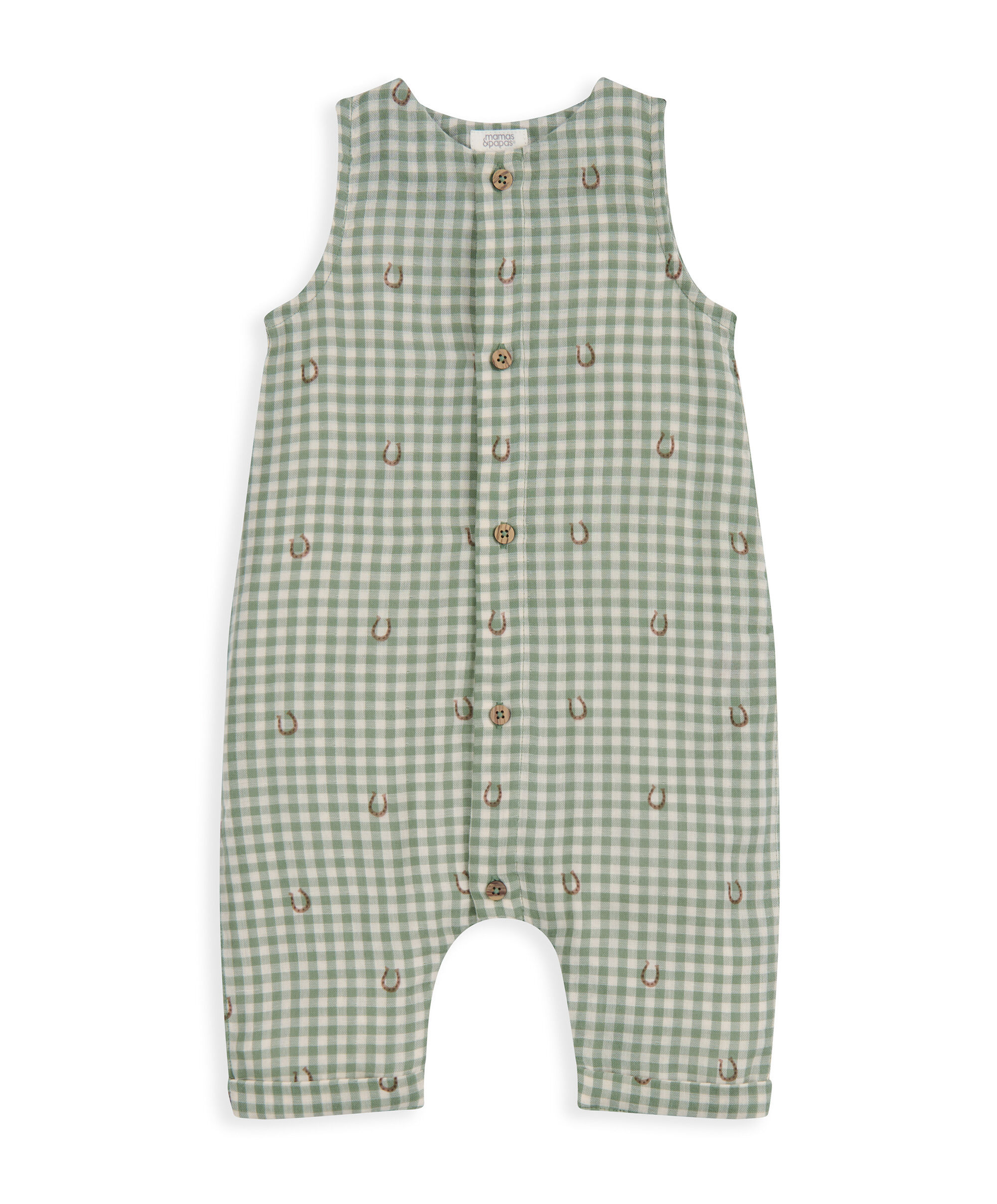 Gingham Romper & Bodysuit image number 3