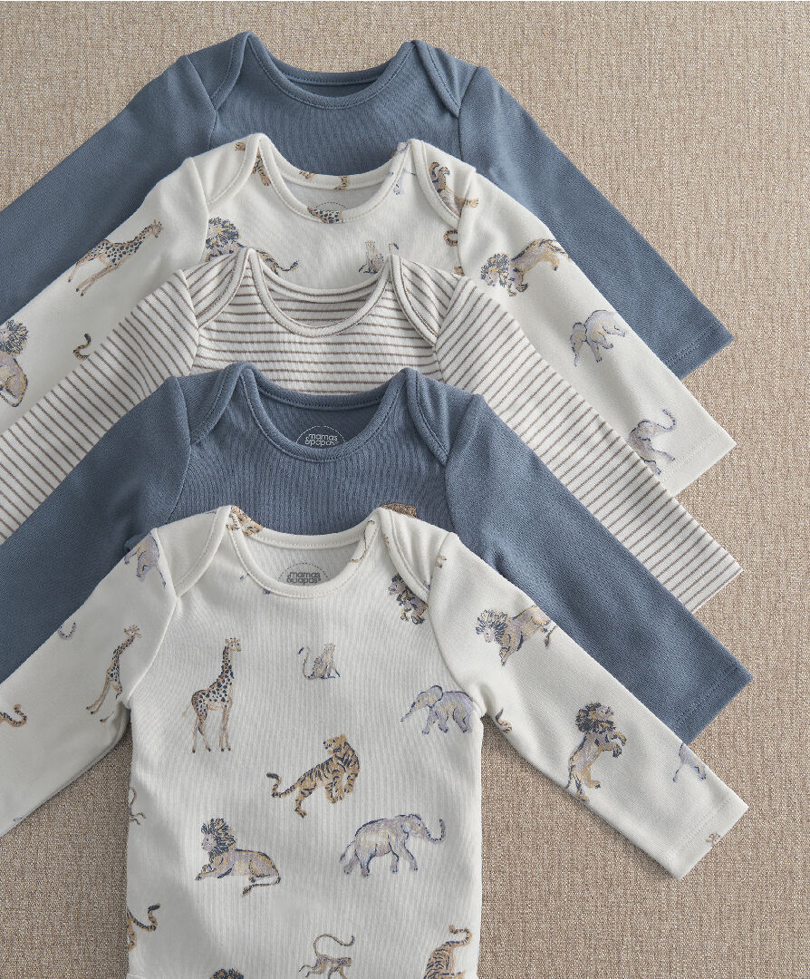 5Pk Safari Adventures L/S B/Suit image number 1