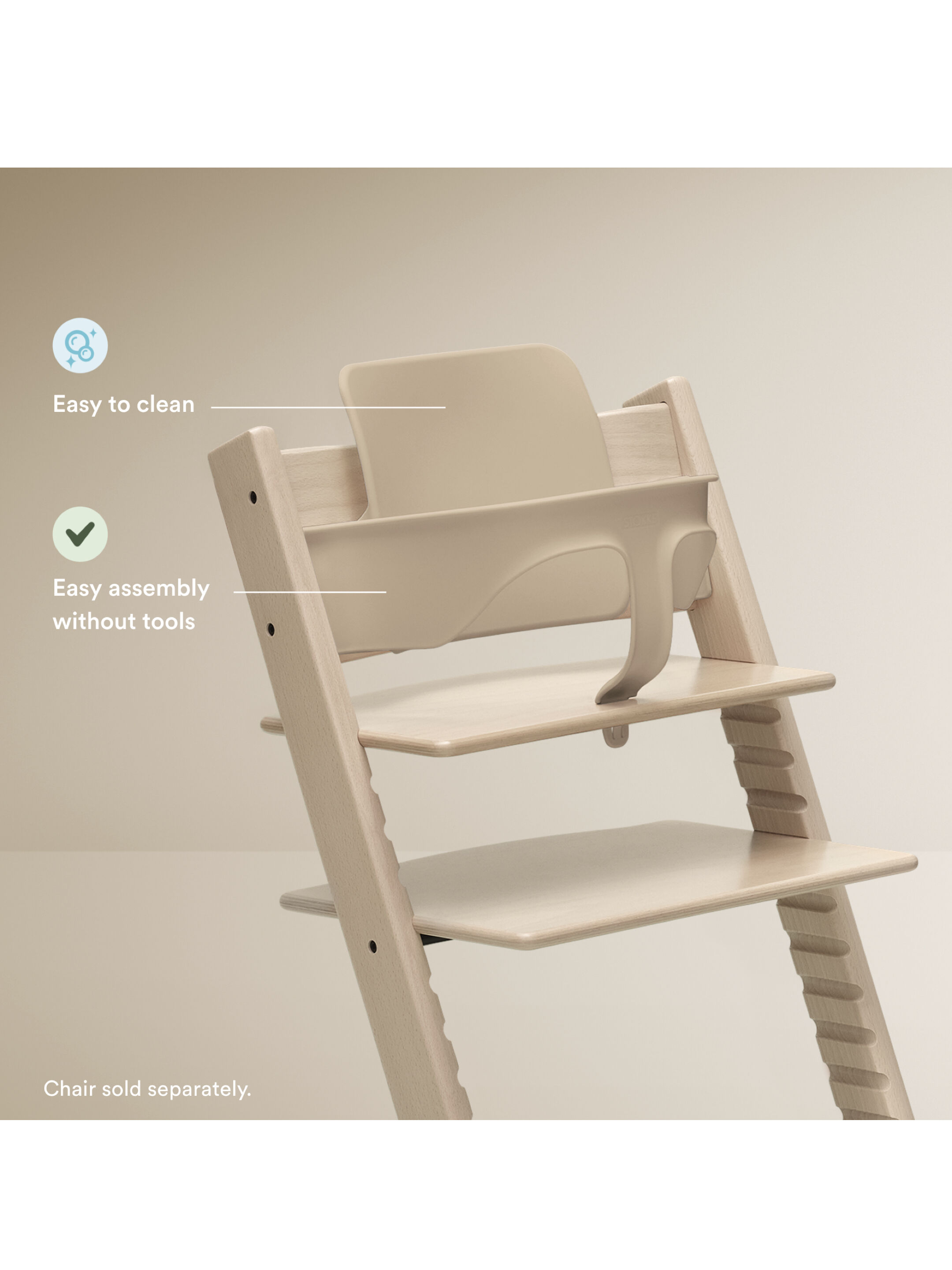 Stokke Tripp Trapp Baby Set V2 - Fjord Blue image number 4