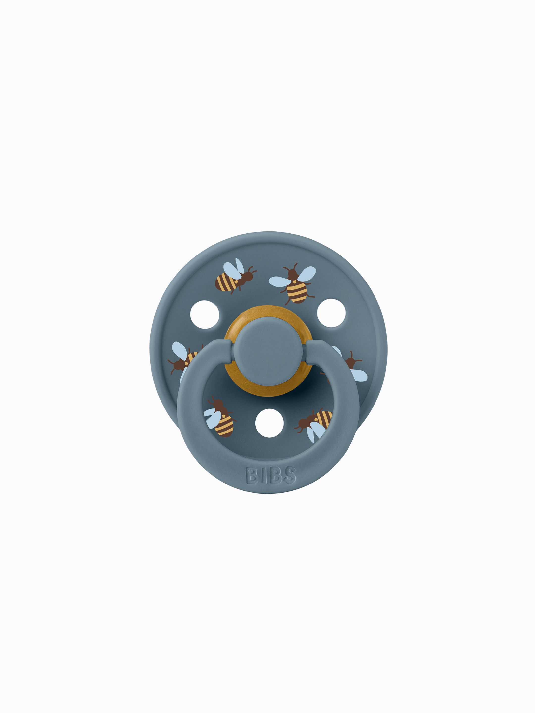 BIBS Pacifier Studio Colour 2 PACK Bumblebee Latex Size 1 Breeze Mix image number 1