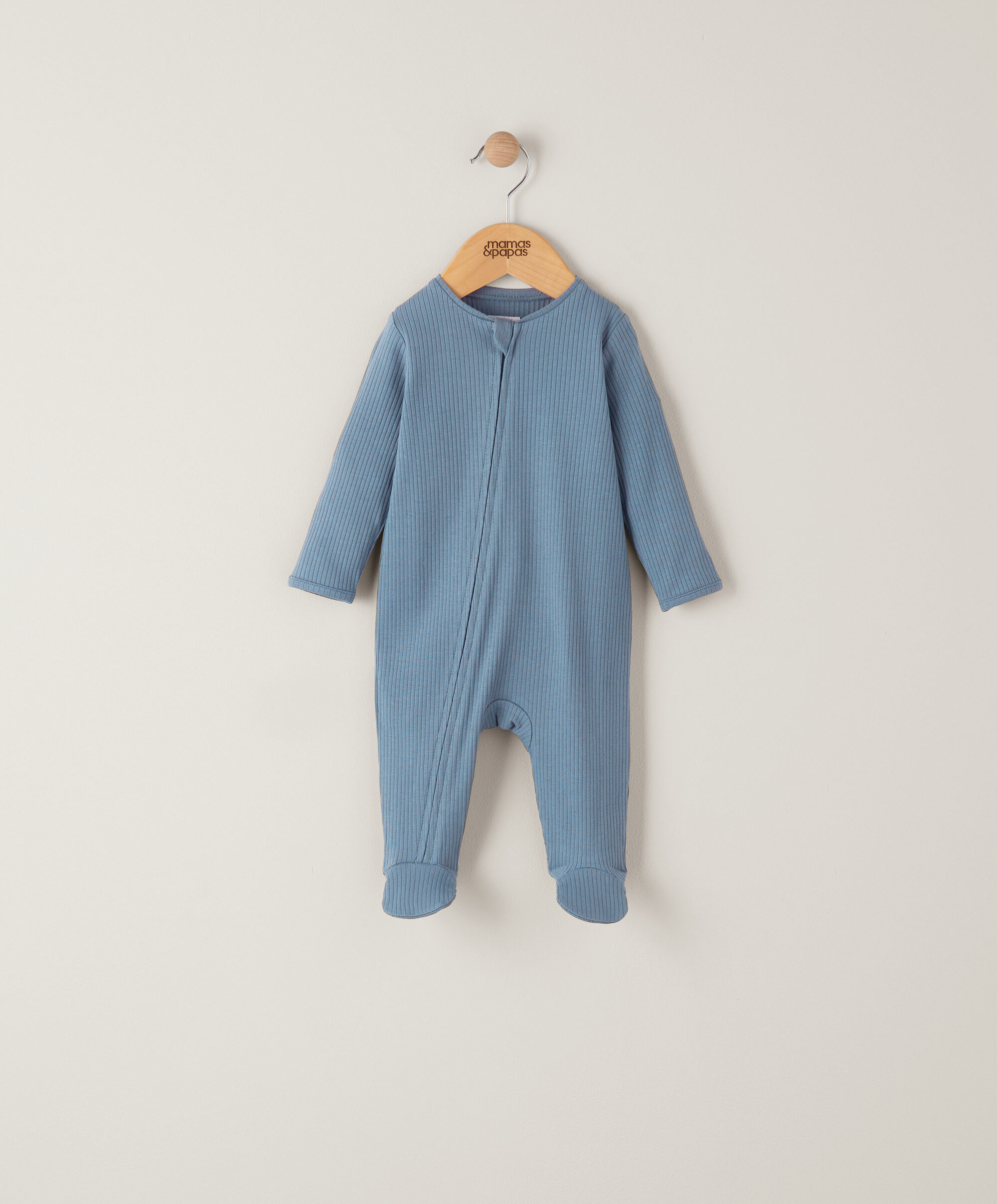 Petrol Blue Basic Zip All In One