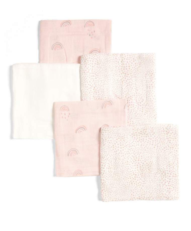Muslin Squares - 5 Pack image number 1