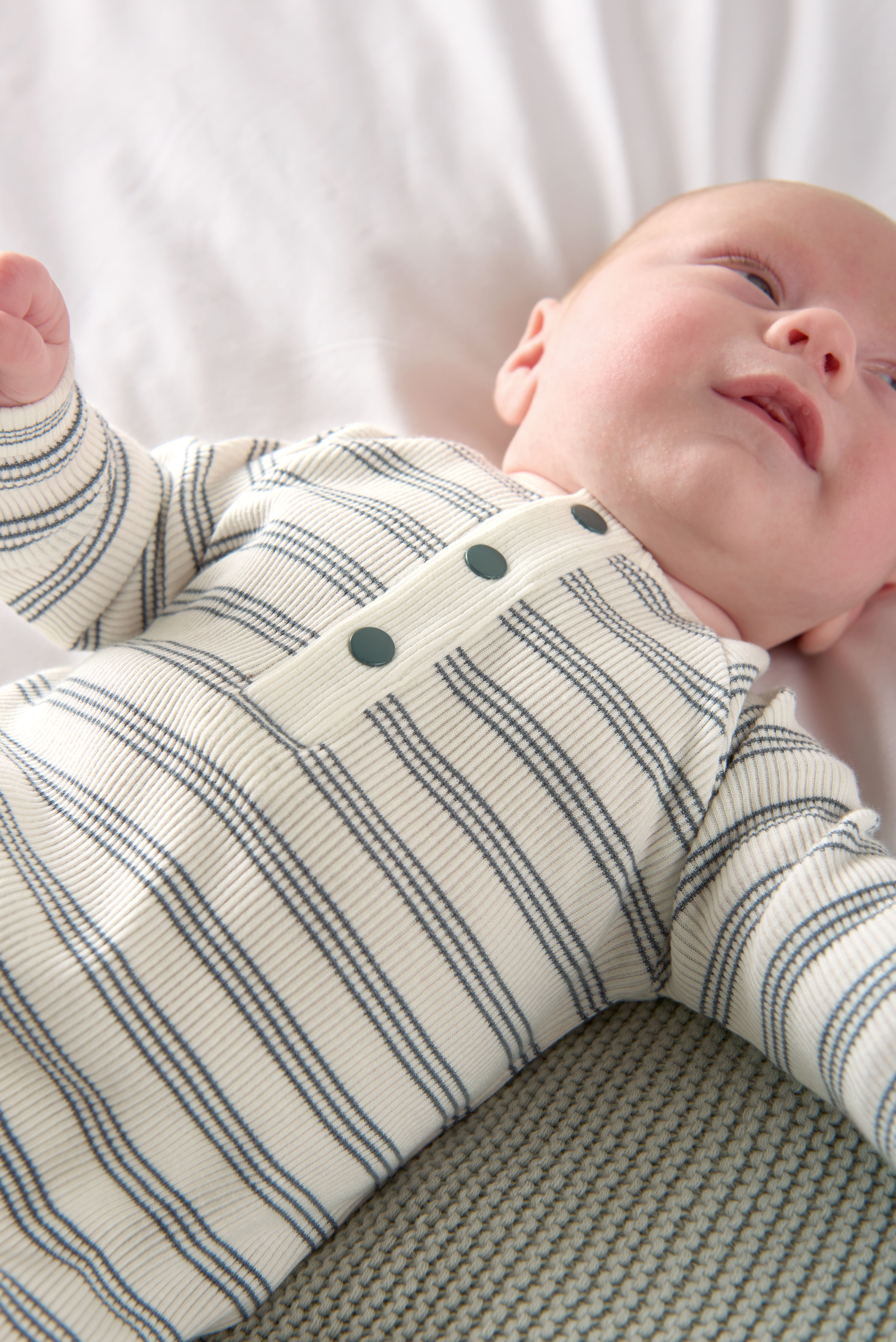 Ribbed Stripe All-In-One image number 5