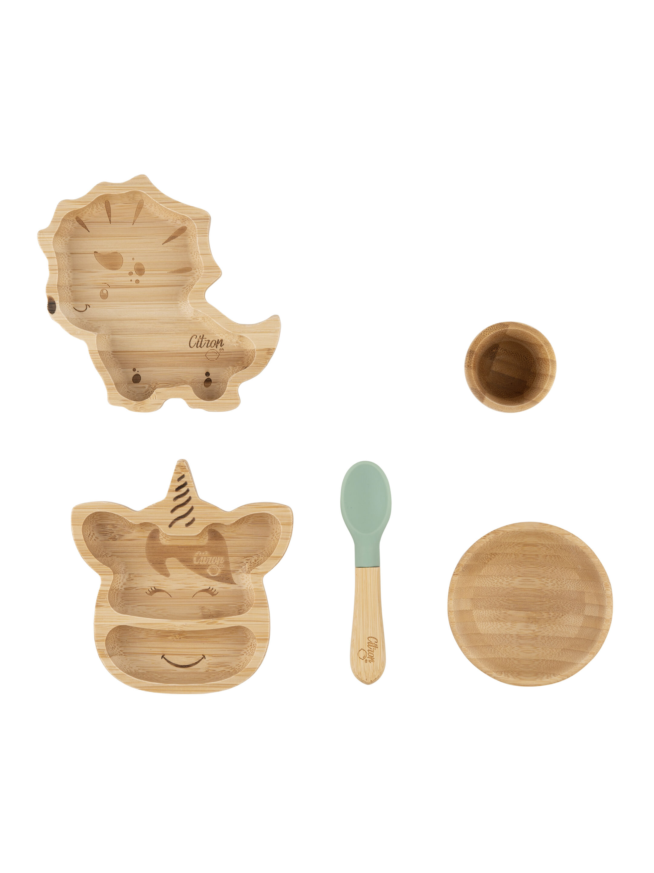 Citron Organic Bamboo Toys Set of 5