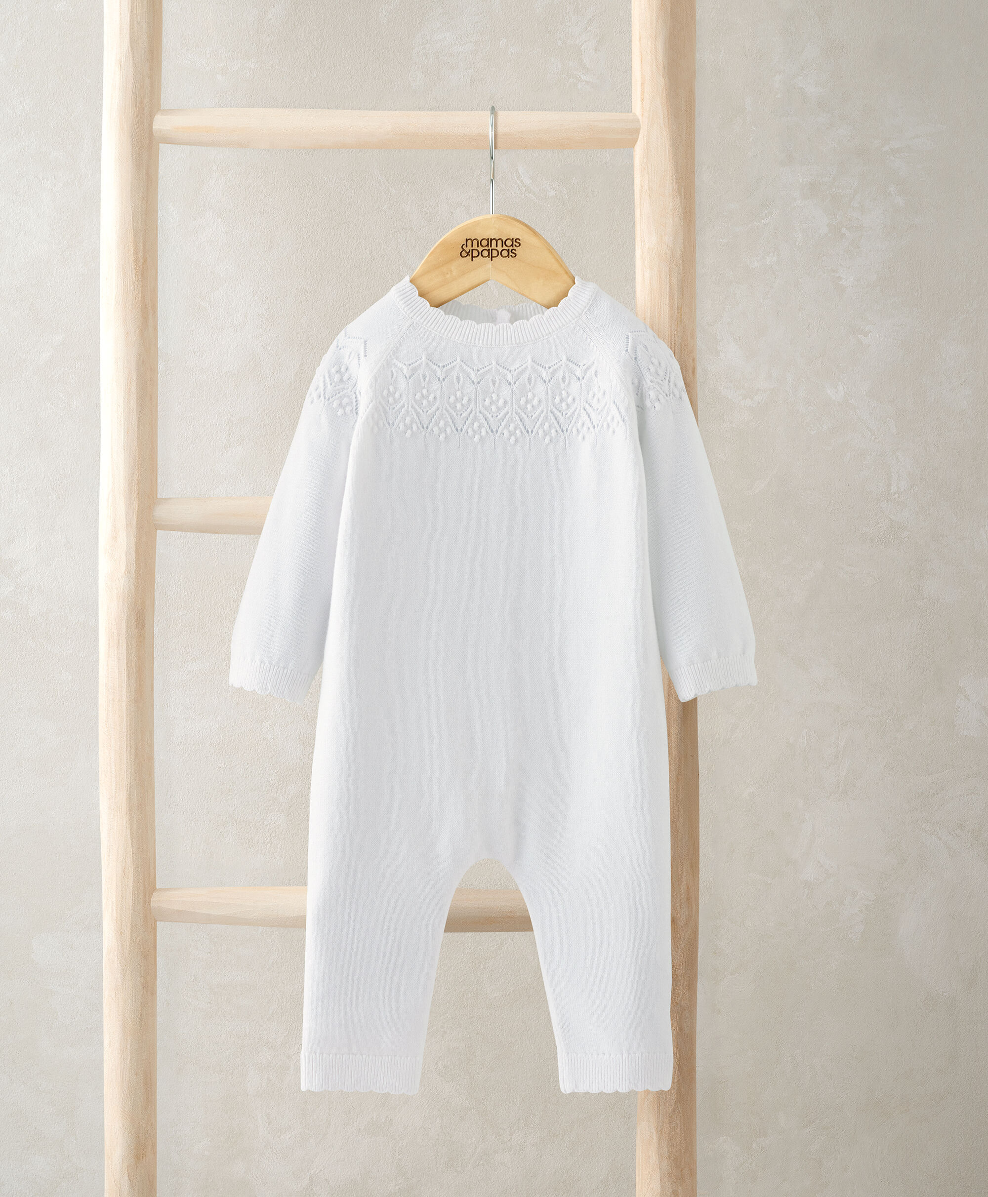 Pointelle Knitted Romper