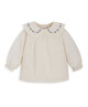 Embroidered Collar Blouse image number 1