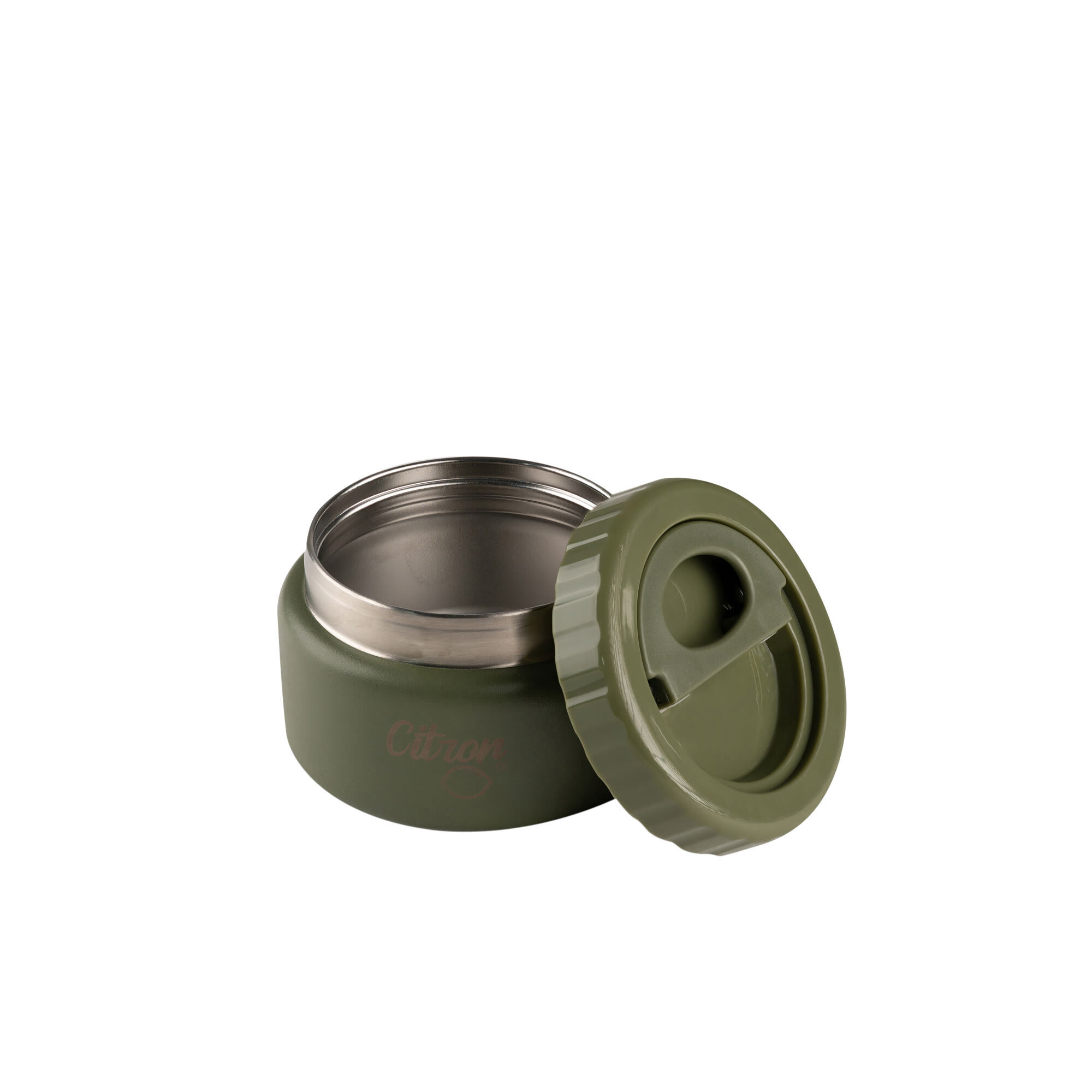 Citron Food Jar 250ml Olive Green