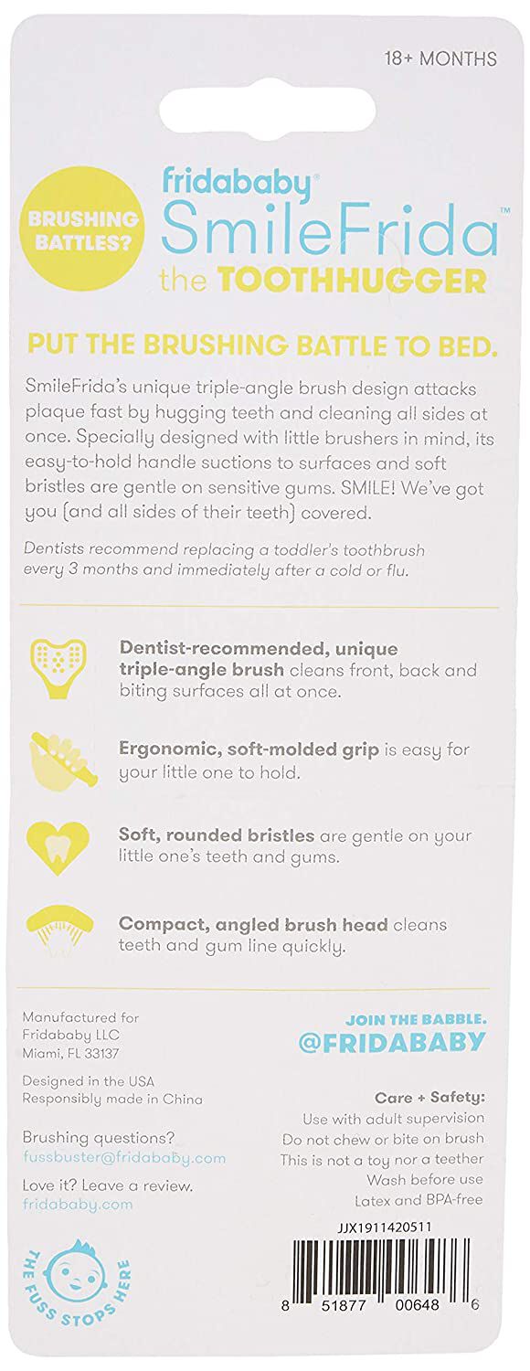 Frida Baby - SmileFrida ToothHugger Kids Toothbrush - Pink image number 5