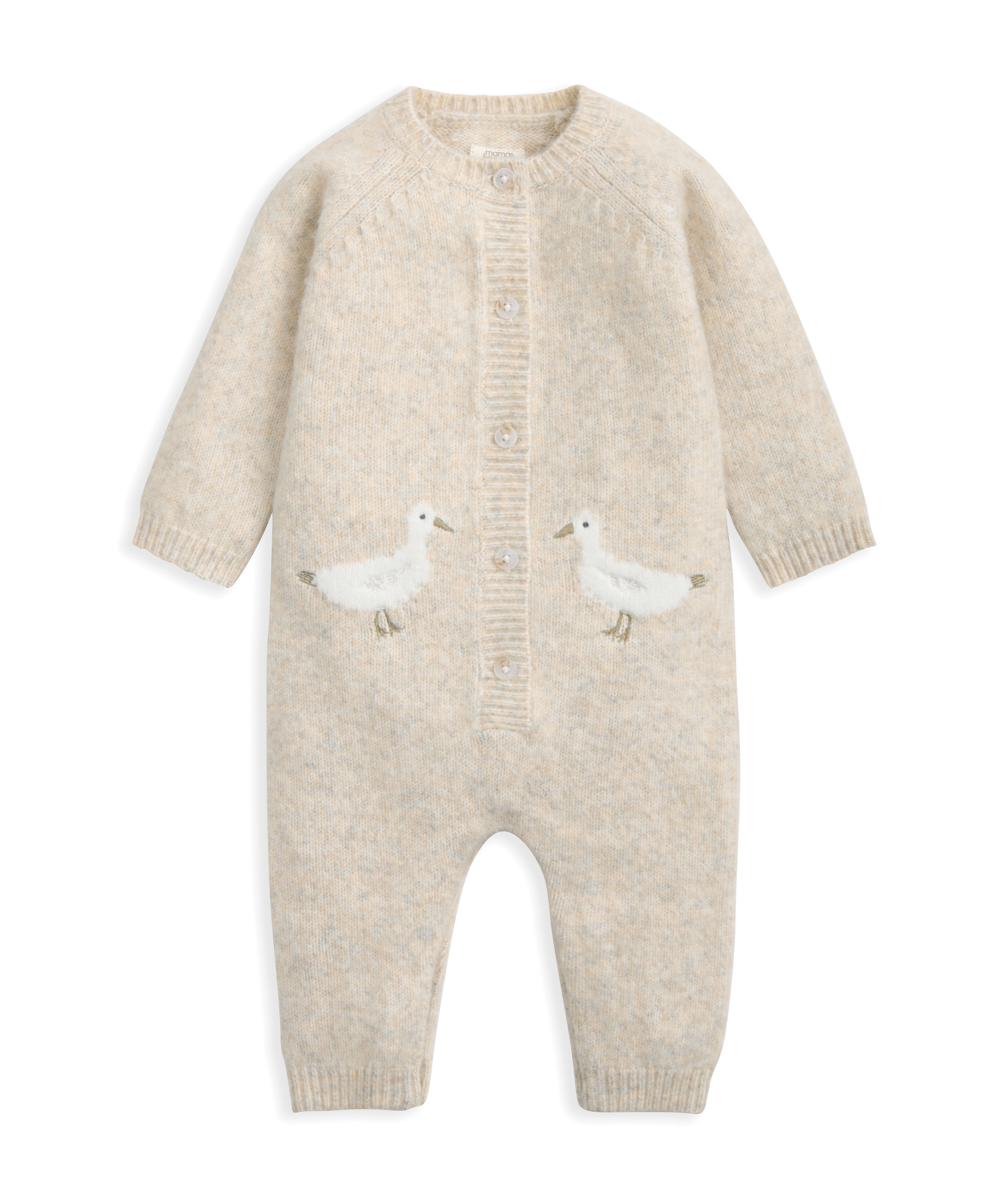 Duck Knitted Romper image number 2
